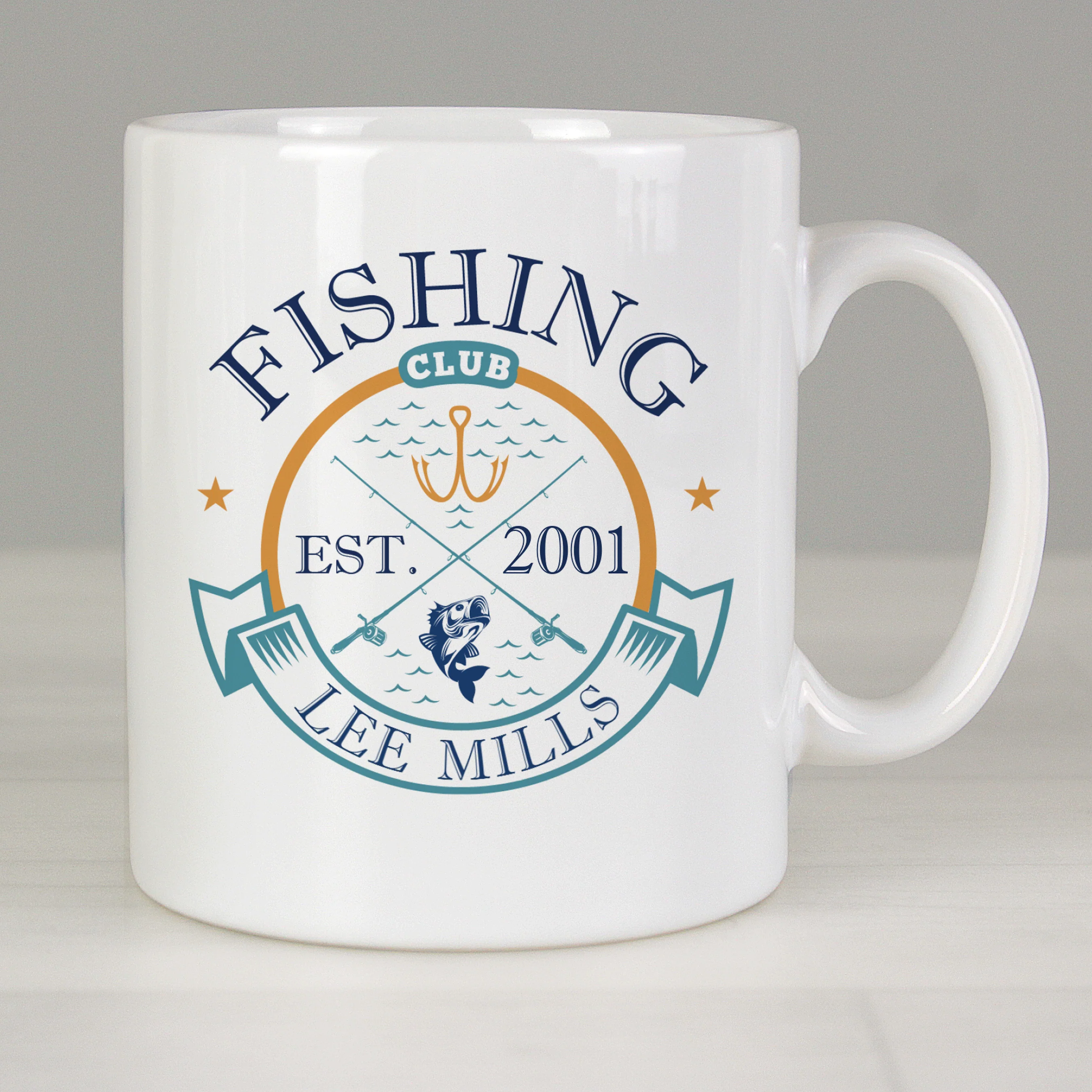 Personalised Fishing Club Mug - Image 3