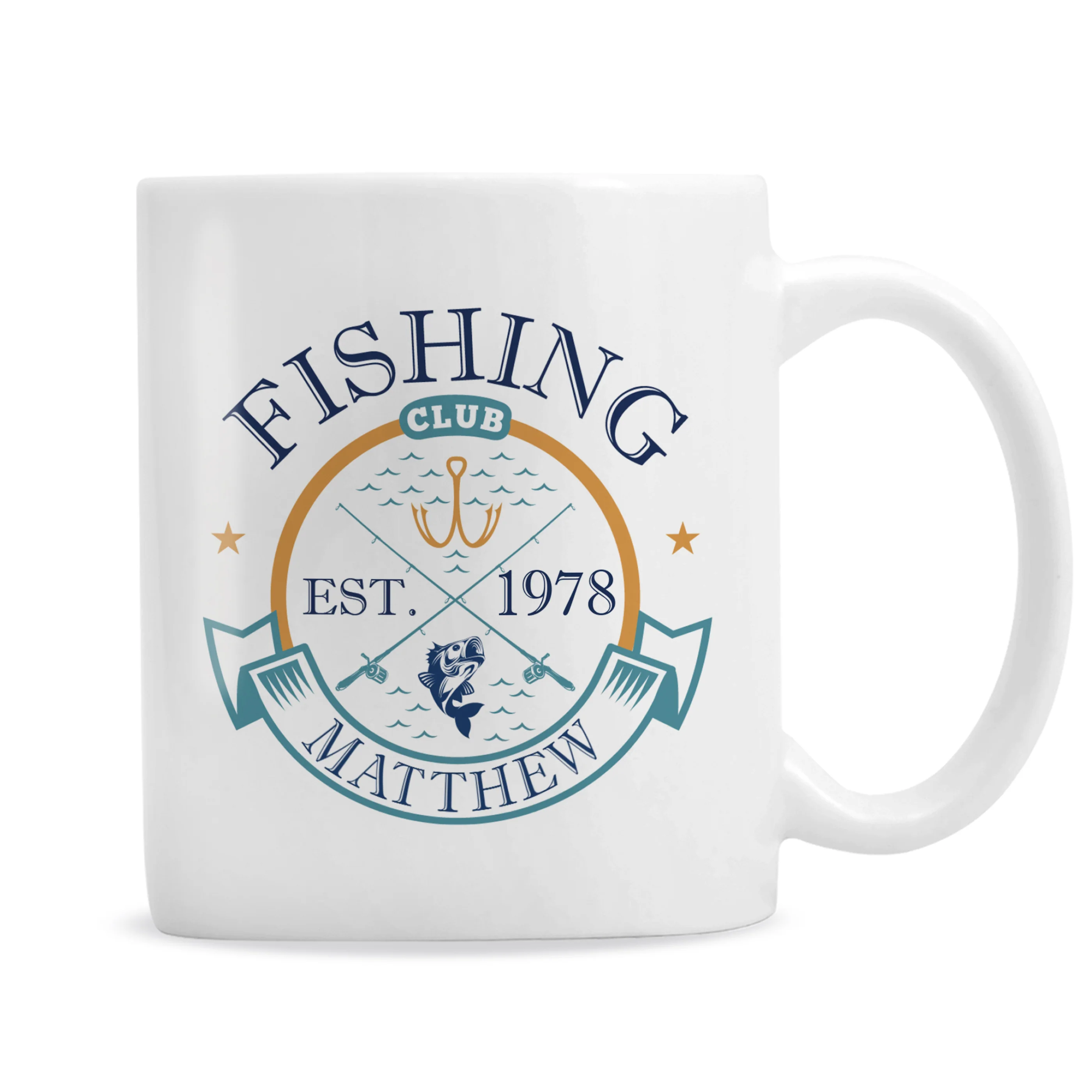 Personalised Fishing Club Mug - Image 5