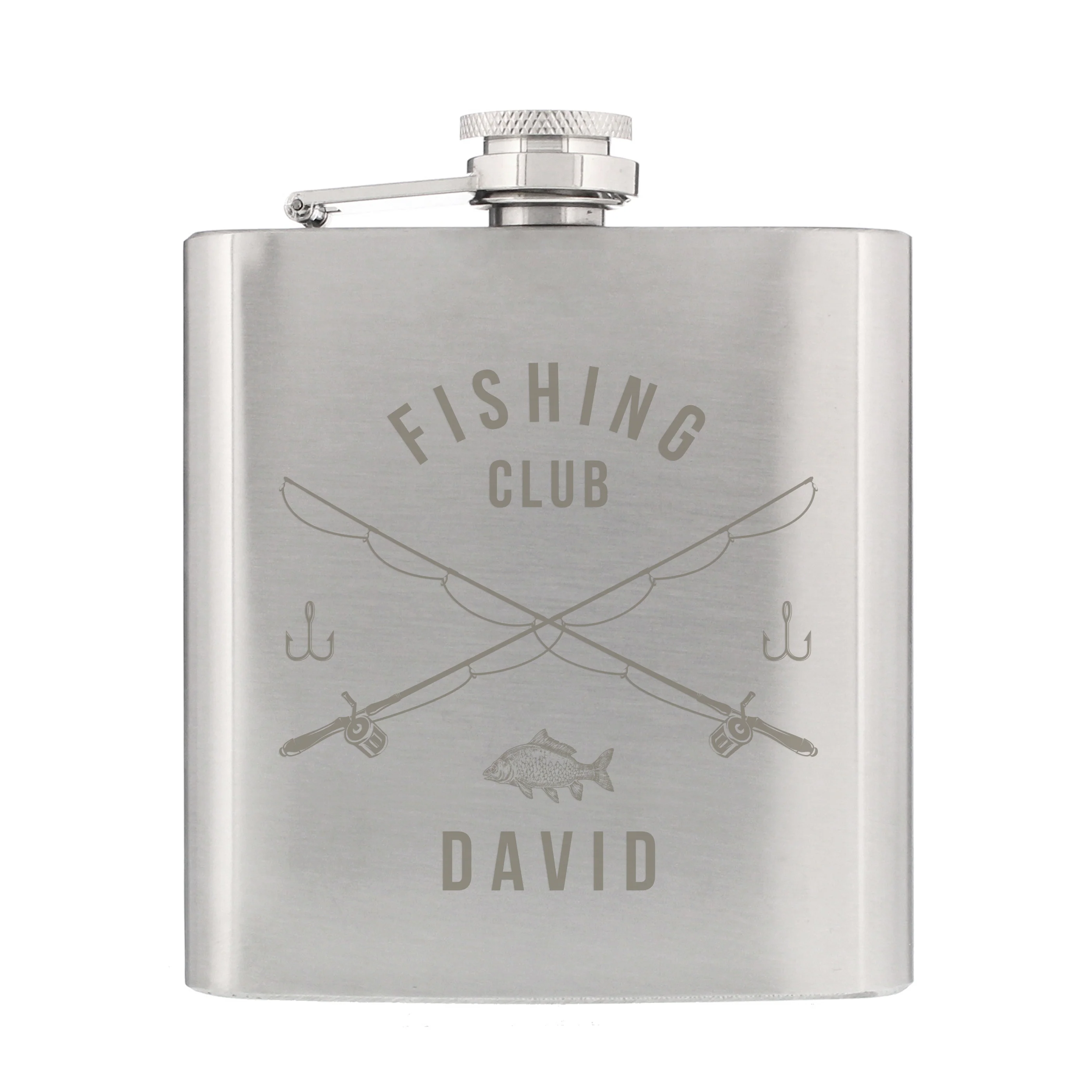 Personalised Fishing Hip Flask - Image 5