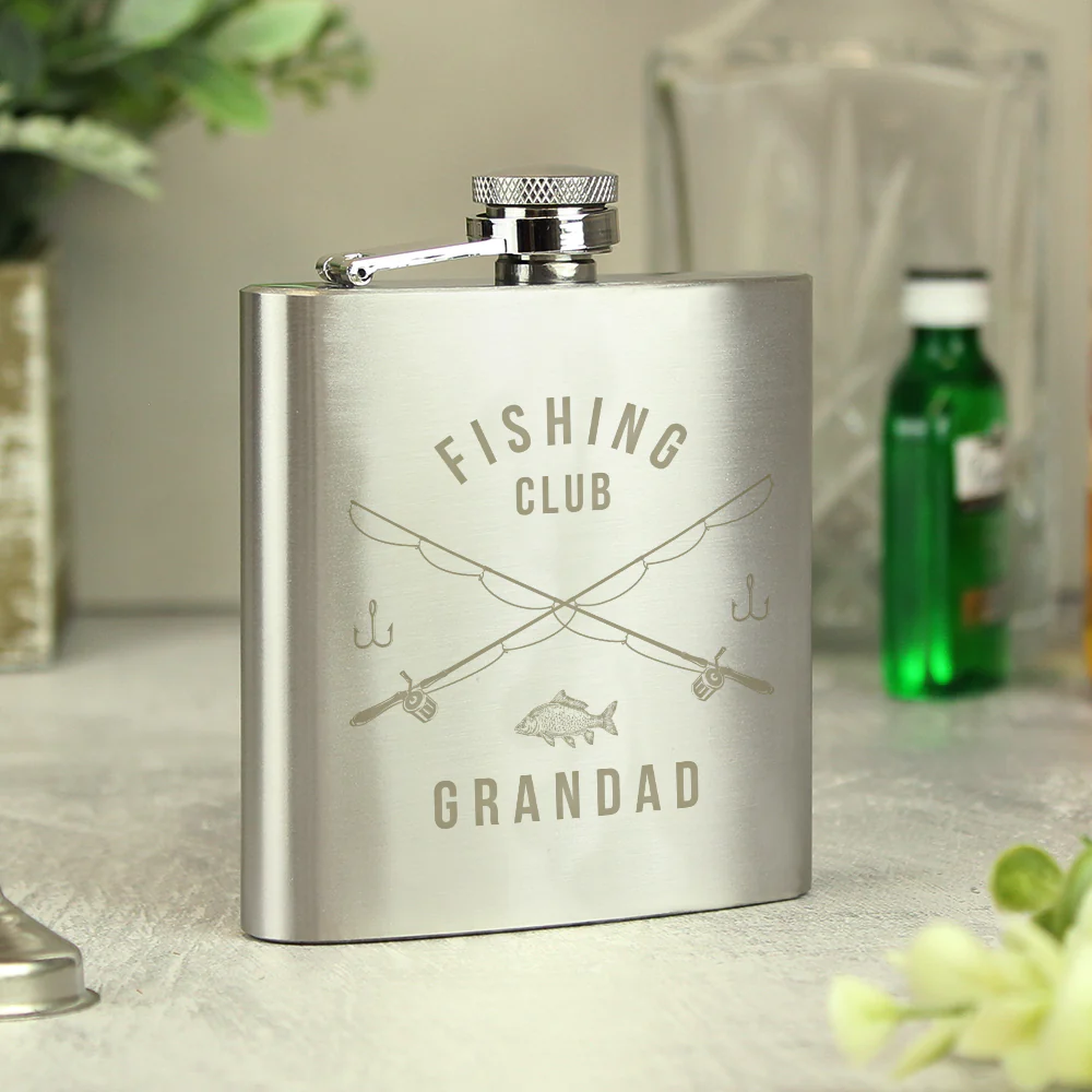 Personalised Fishing Hip Flask - Image 6