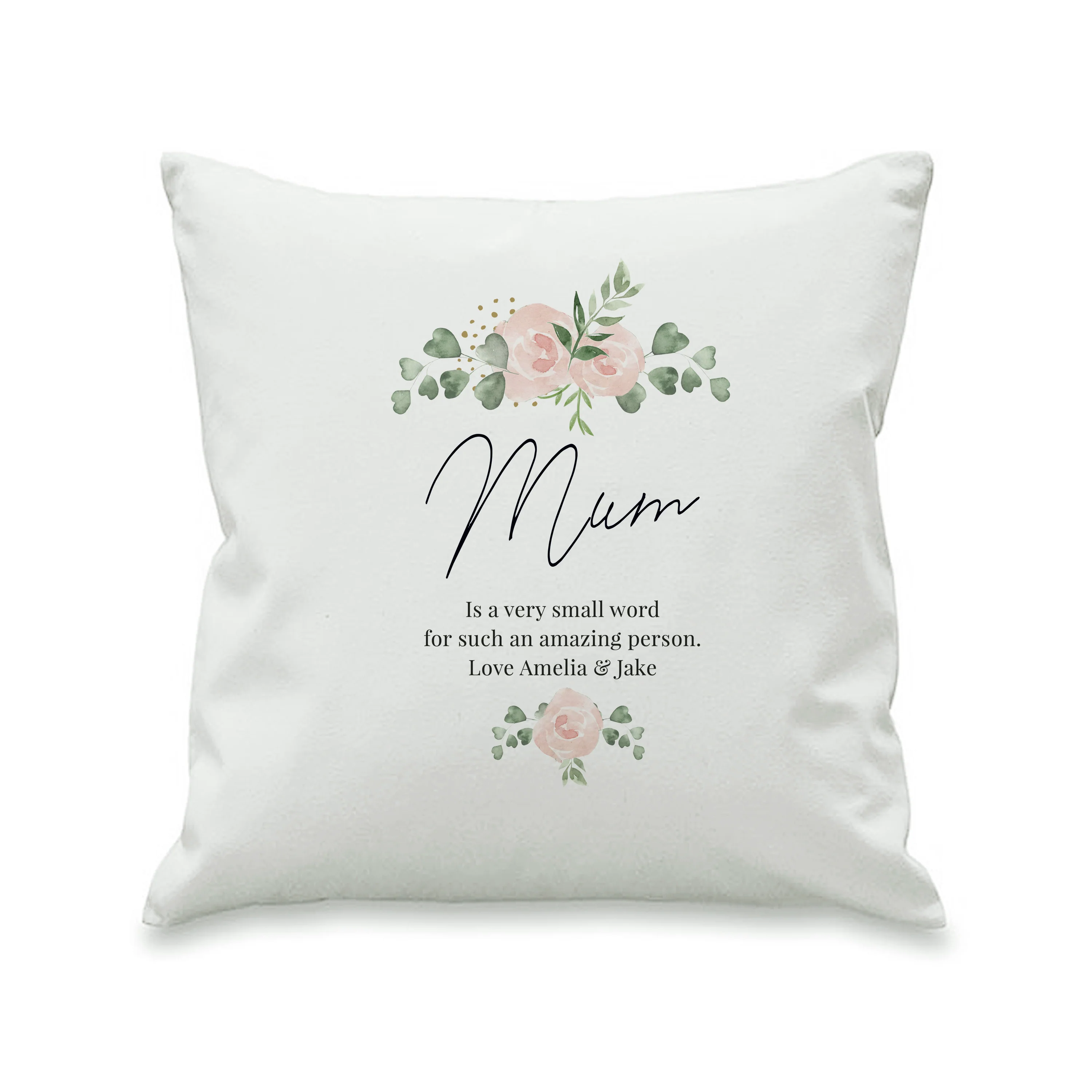 Personalised Floral Cushion - Image 5