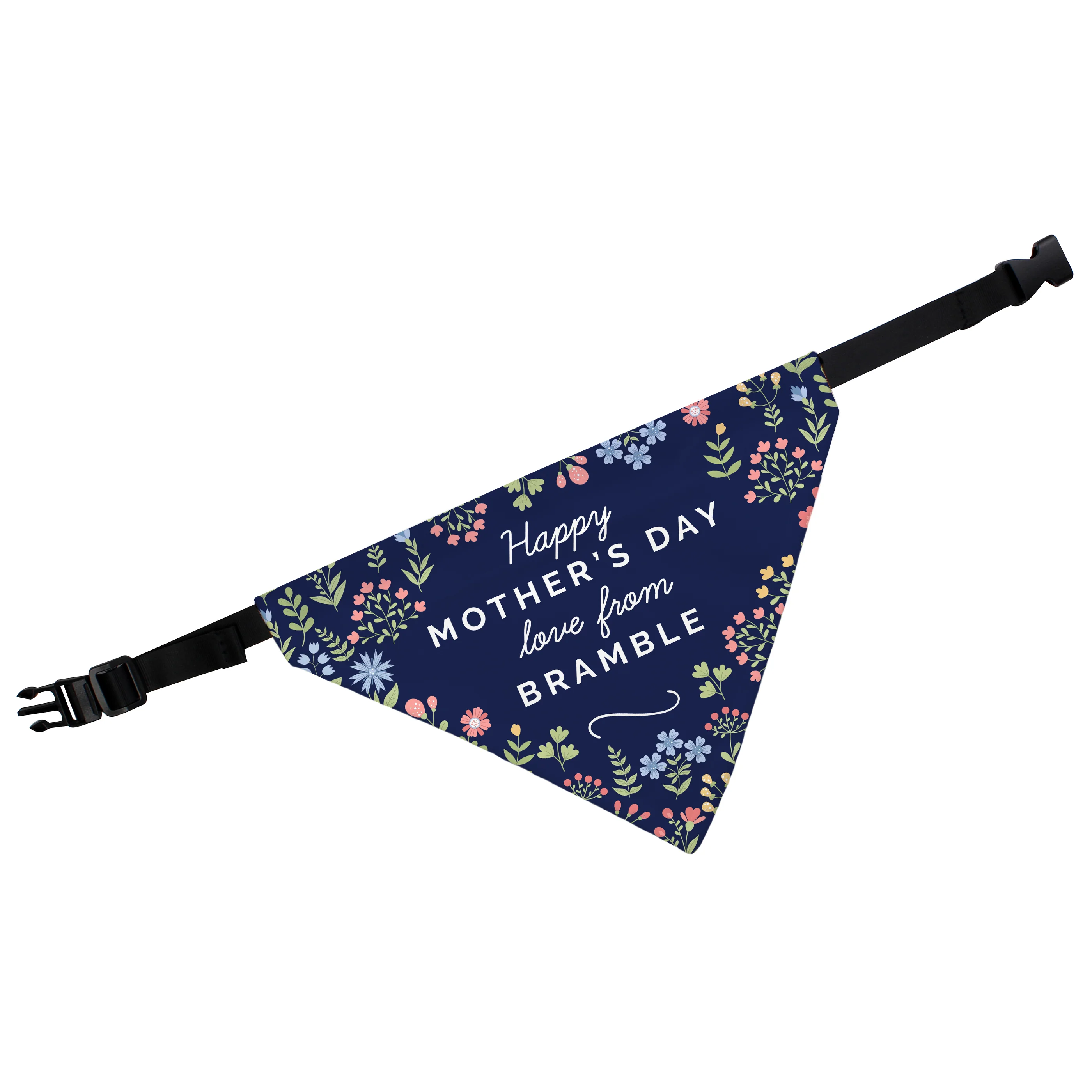 Personalised Floral Dog Bandana - Image 5