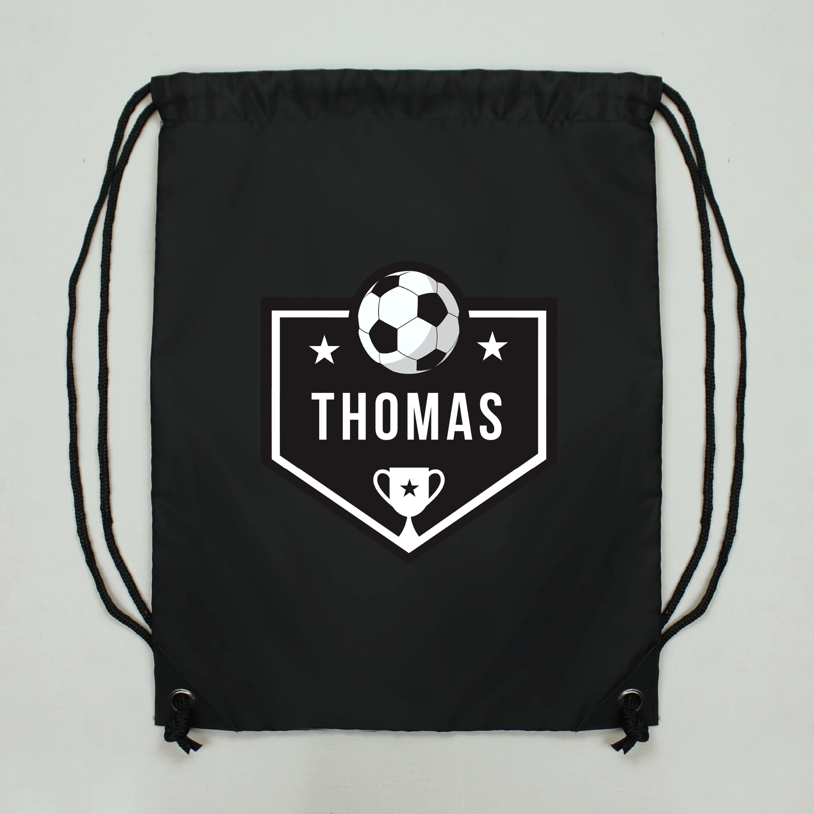 Personalised Football Black Kit Bag - Image 2