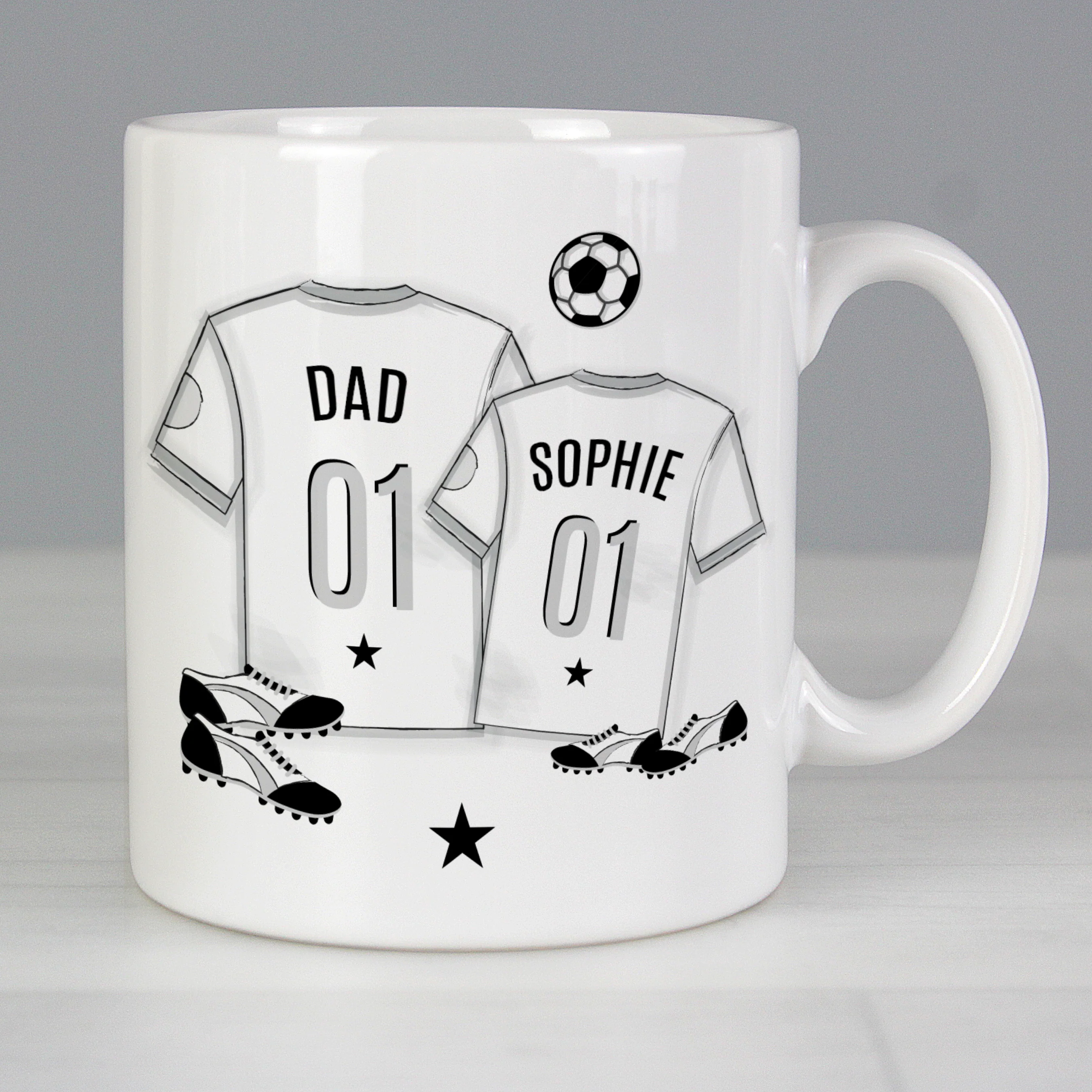Personalised Football Mini Me Mug - Image 4
