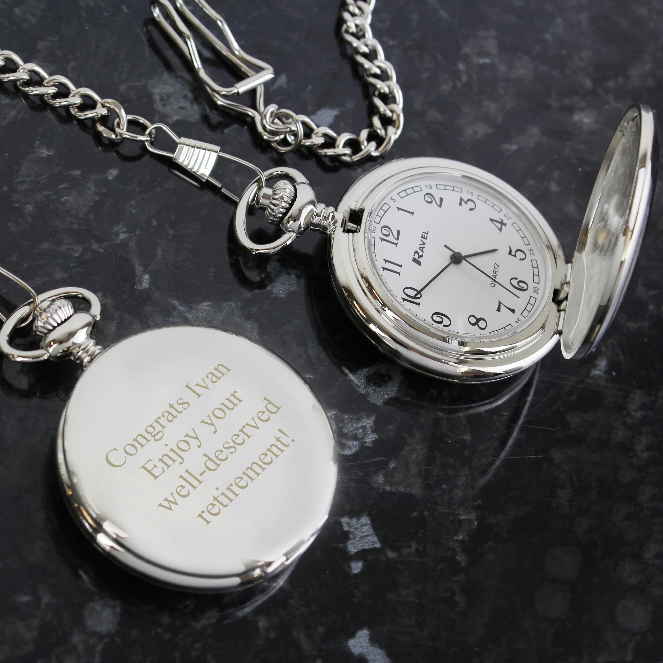 Personalised Formal Pocket Fob Watch - Image 3