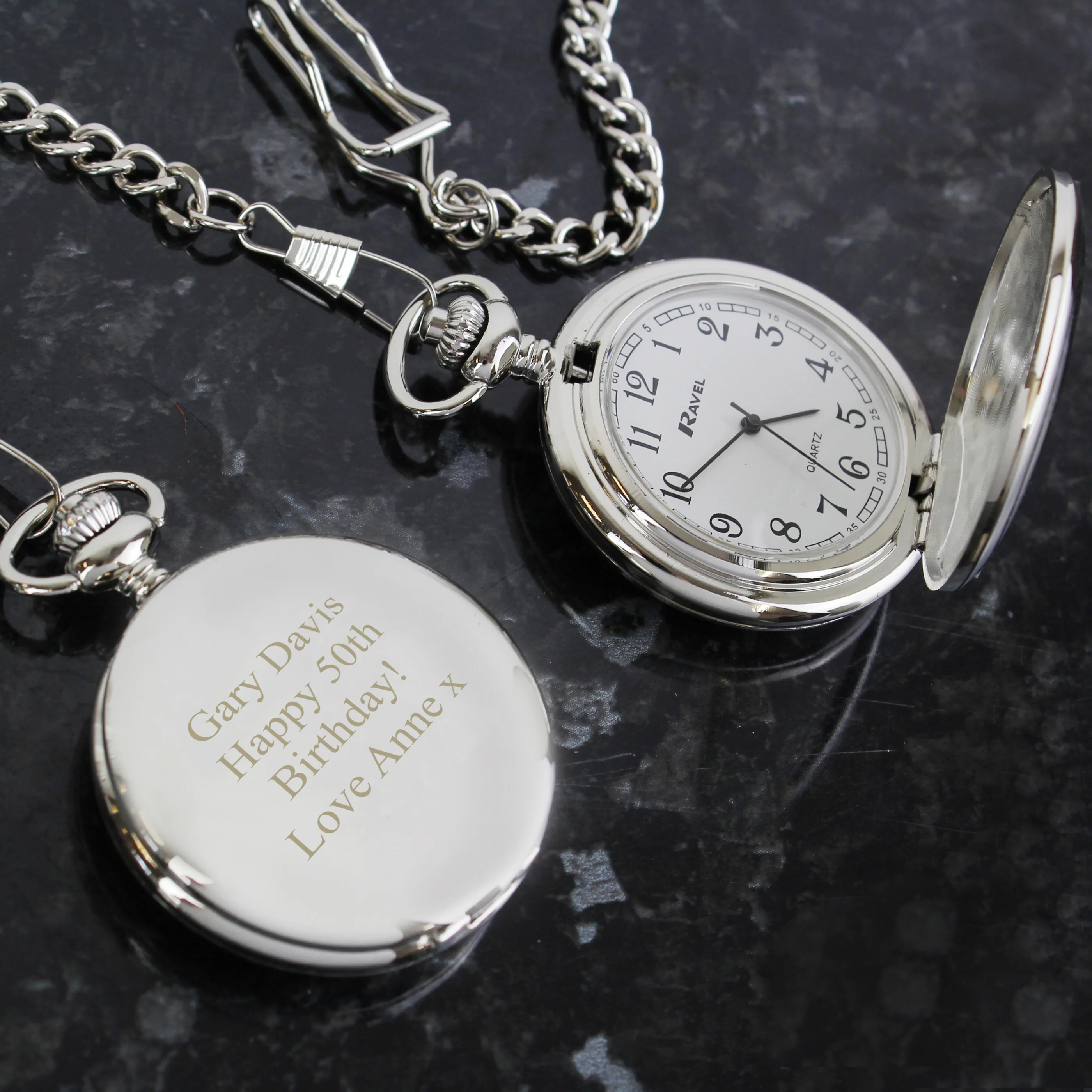 Personalised Formal Pocket Fob Watch - Image 4