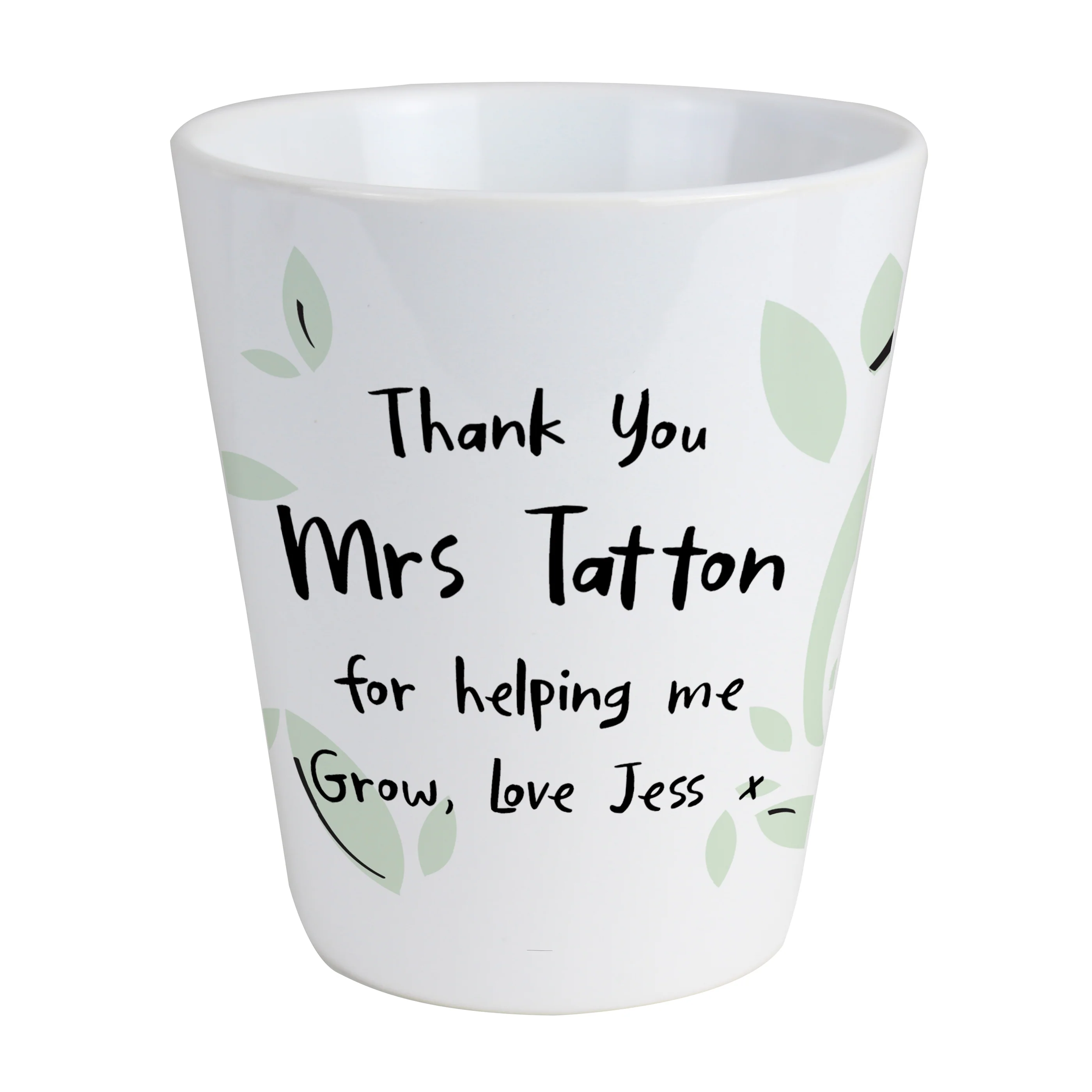 Personalised Free Text Botanical Plant Pot - Image 5