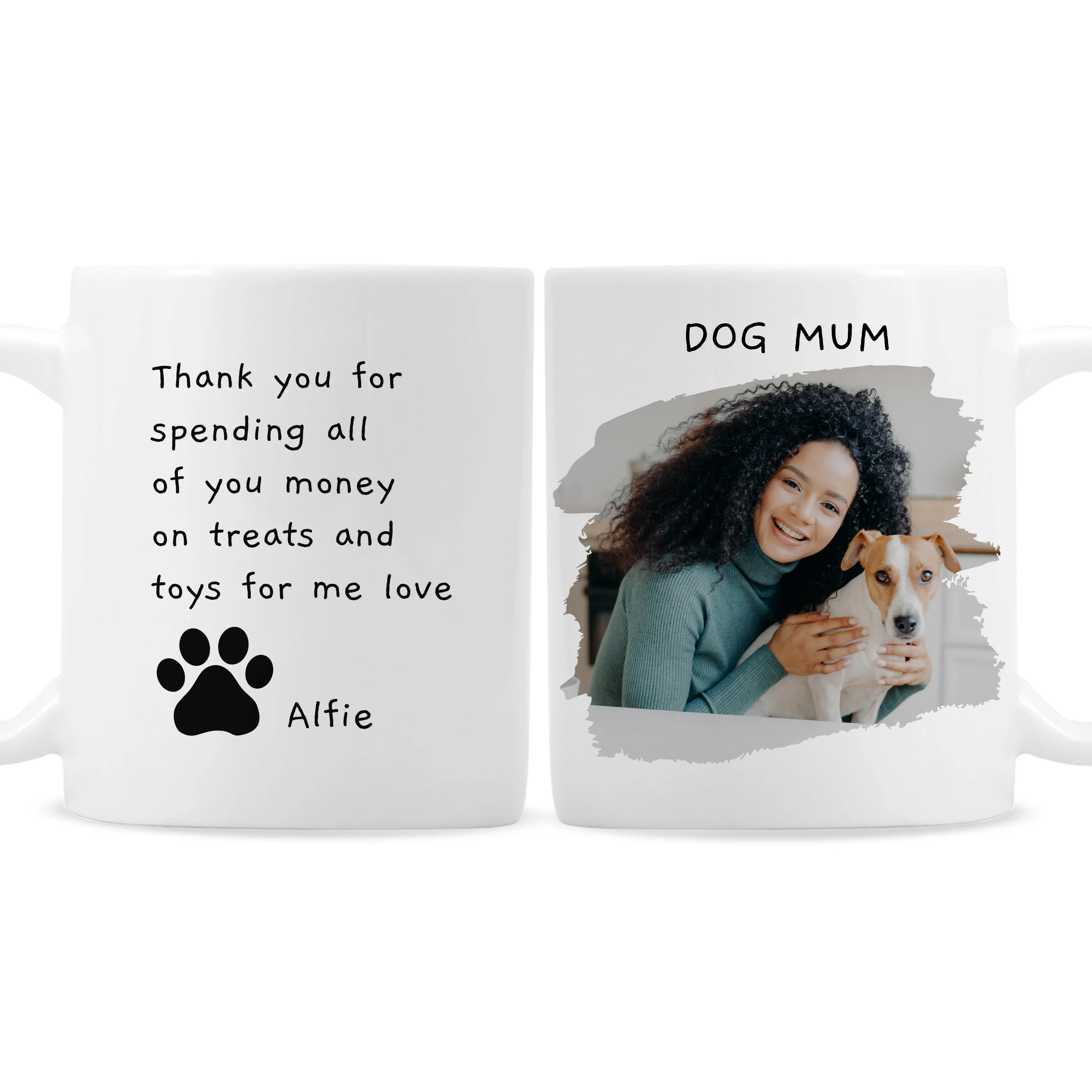 Personalised Free Text Pet Photo Upload Mug - Image 5