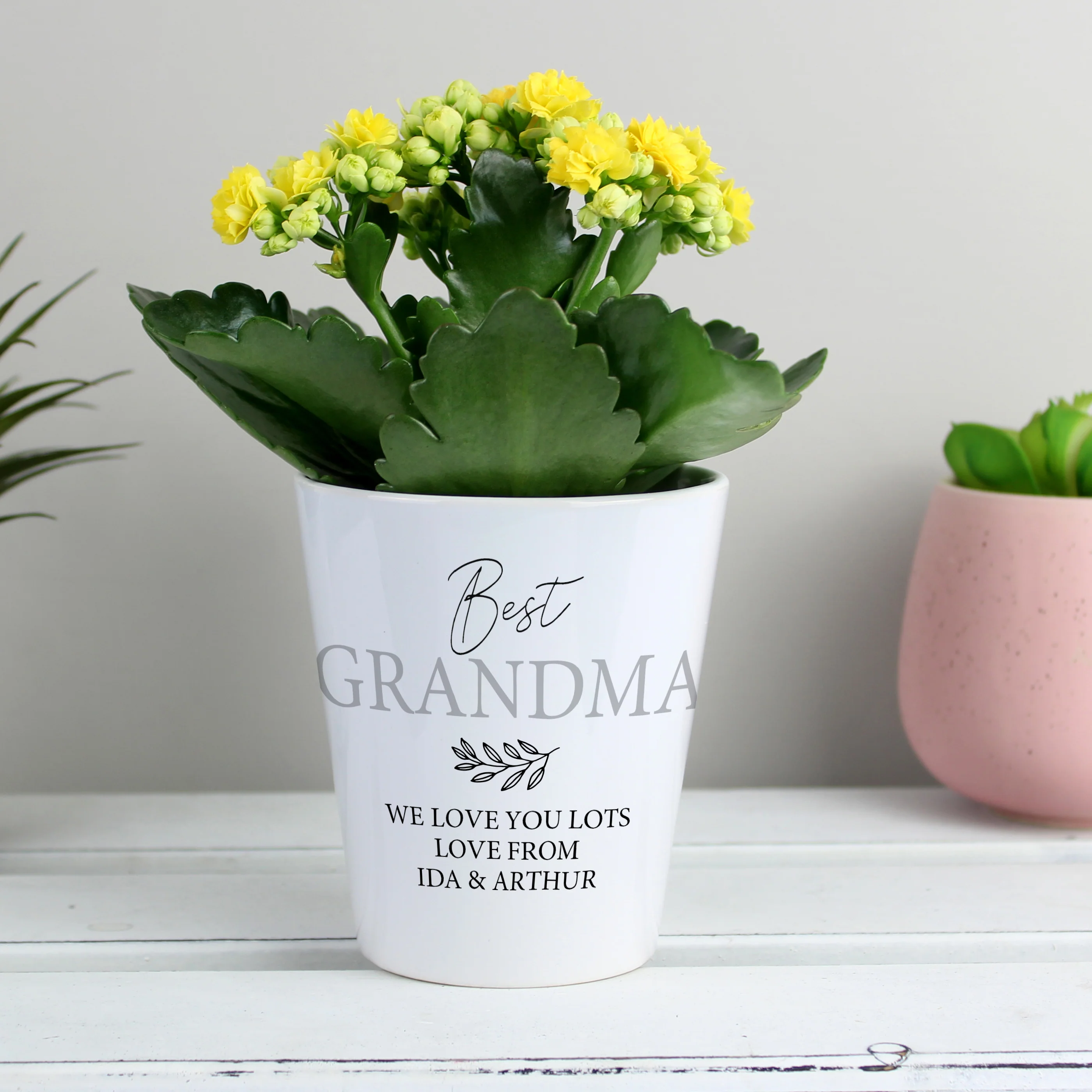 Personalised Free Text Plant Pot - Image 6