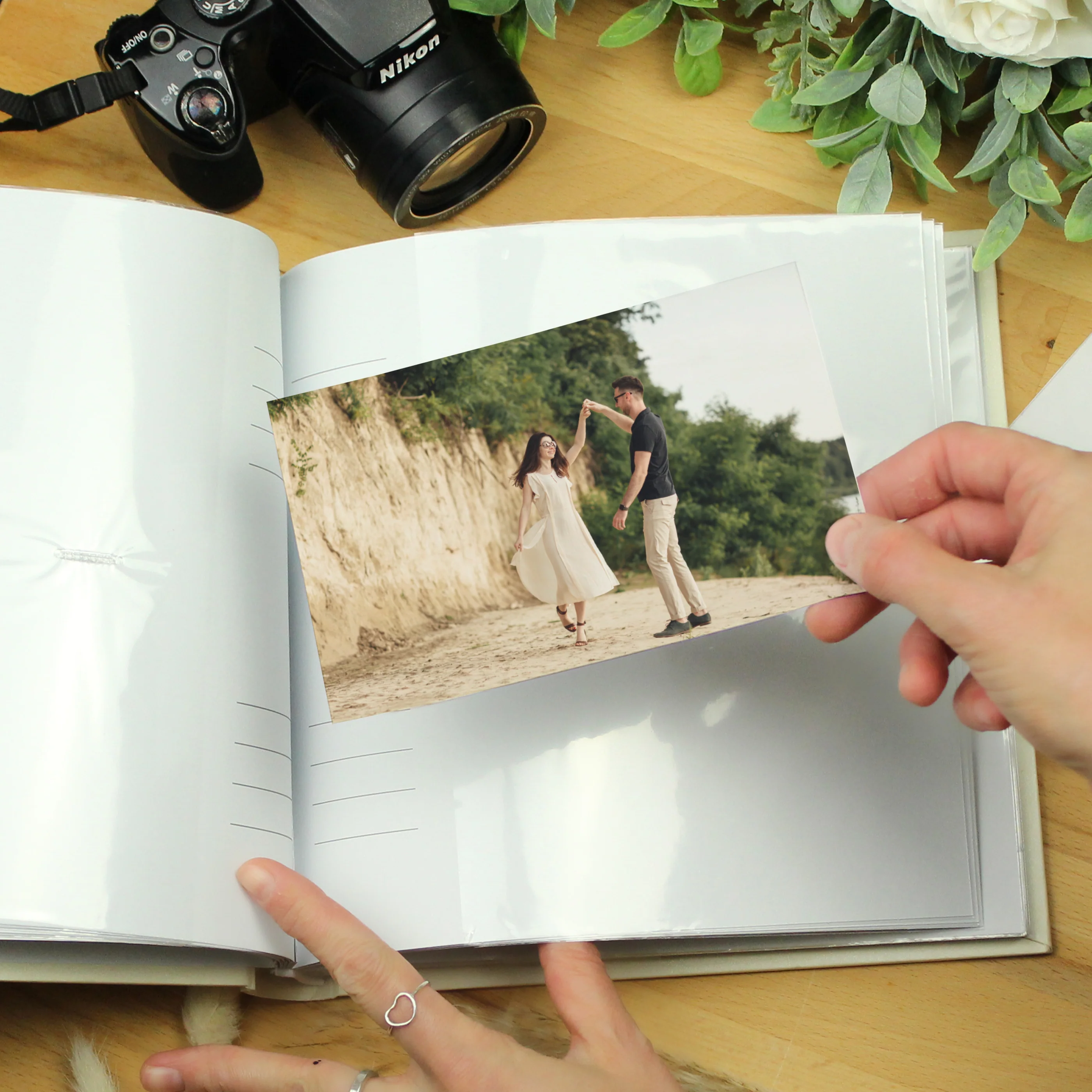 Personalised Free Text Square Photo Album - Image 9