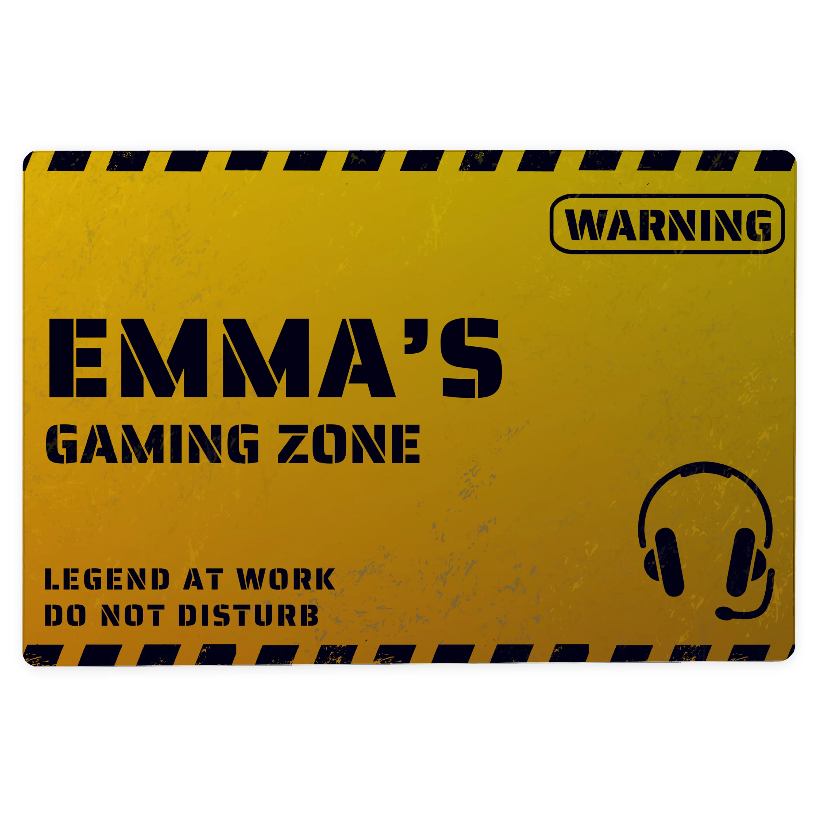 Personalised Gaming Zone Metal Sign - Image 4