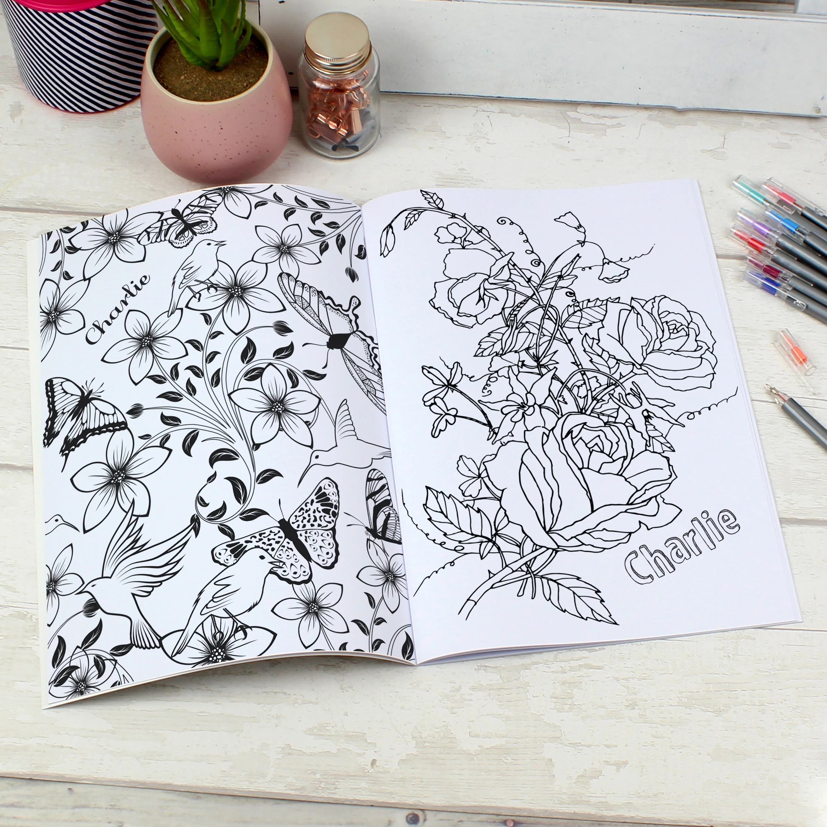 Personalised Gardening Colouring Book - Image 4