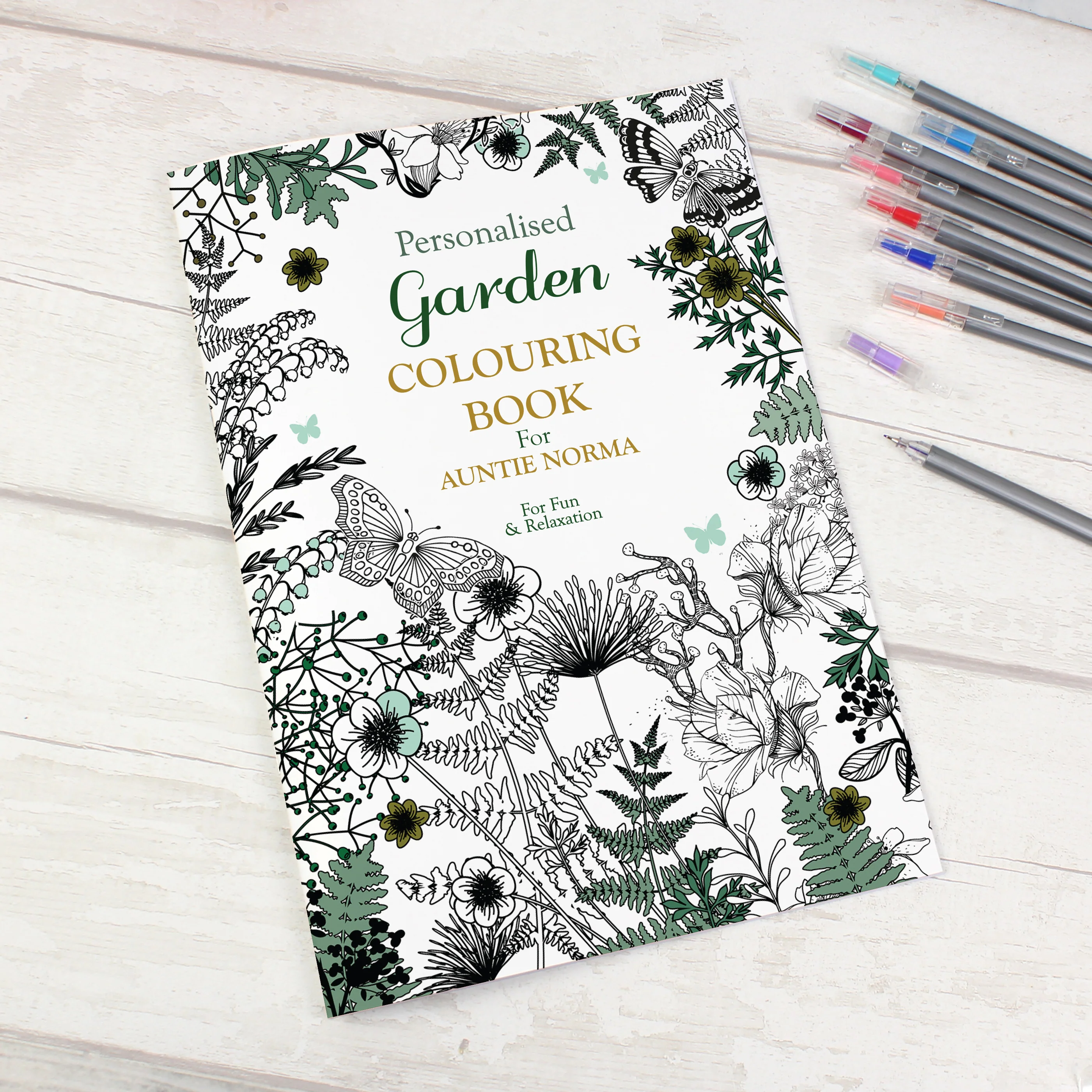 Personalised Gardening Colouring Book - Image 6