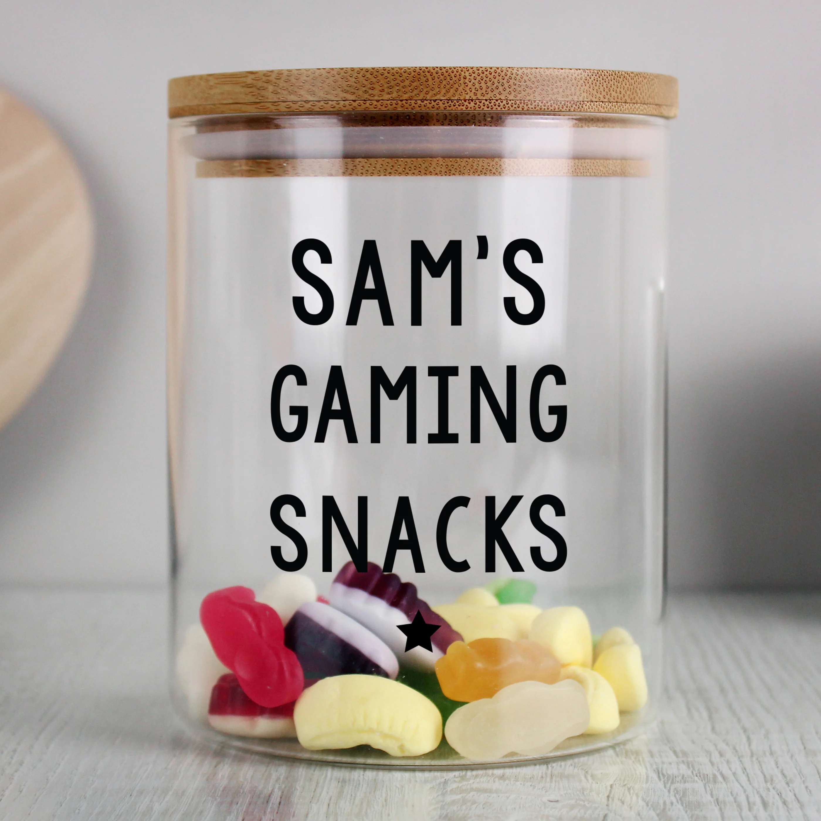 Personalised Glass Storage Jar