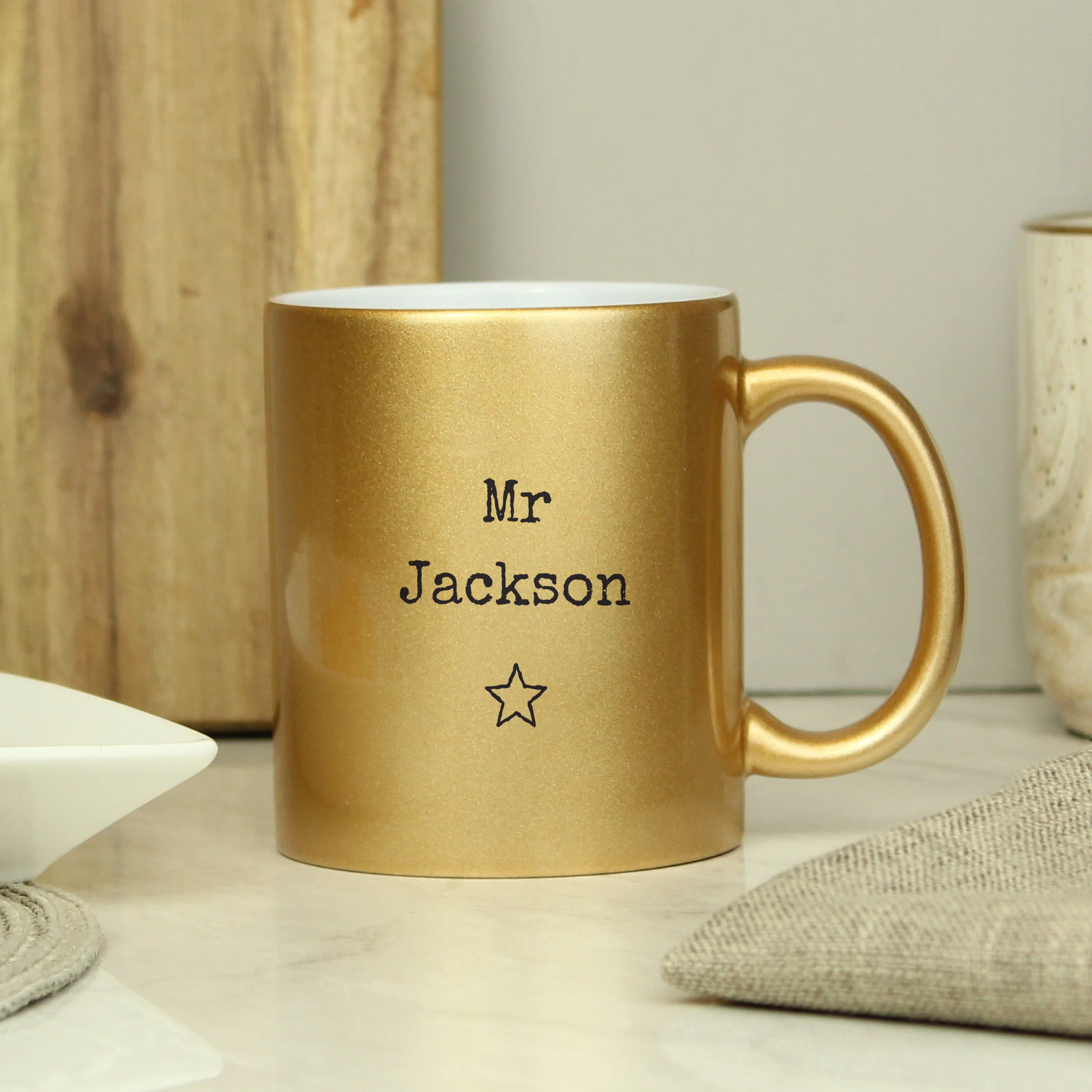 Personalised Gold Mug - Image 6