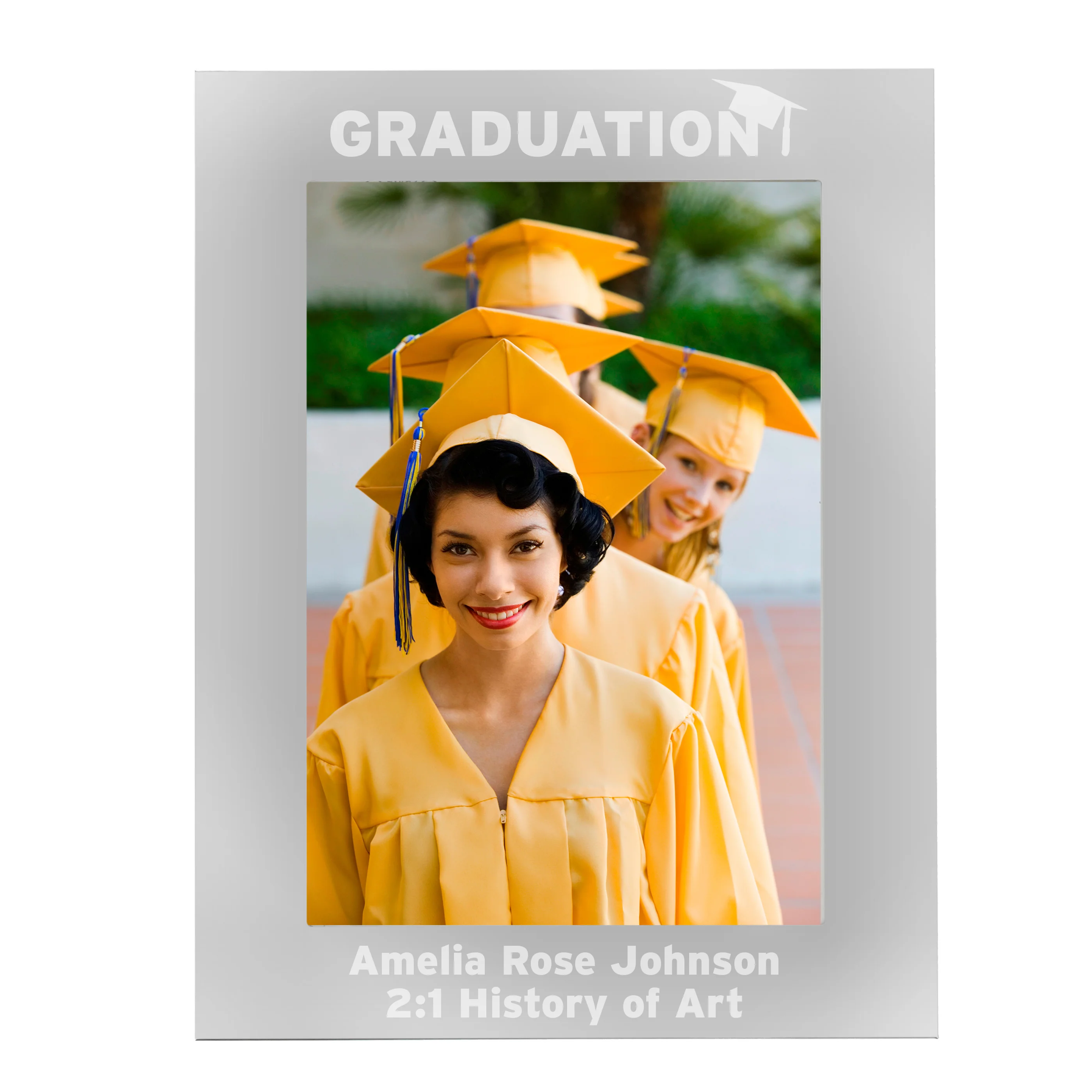 Personalised Graduation 5x7 Silver Photo Frame - Image 4