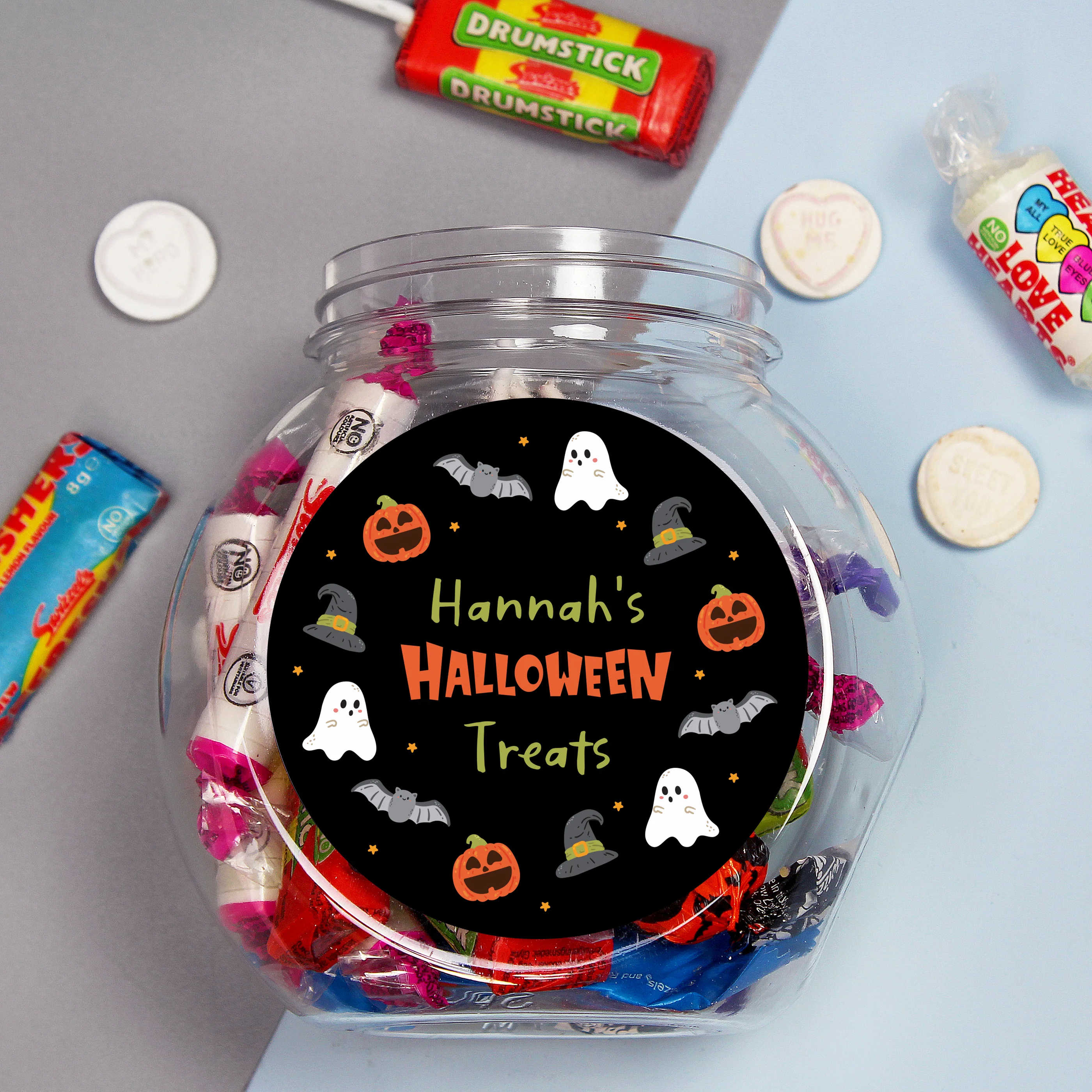 Personalised Halloween Sweets Jar - Image 6