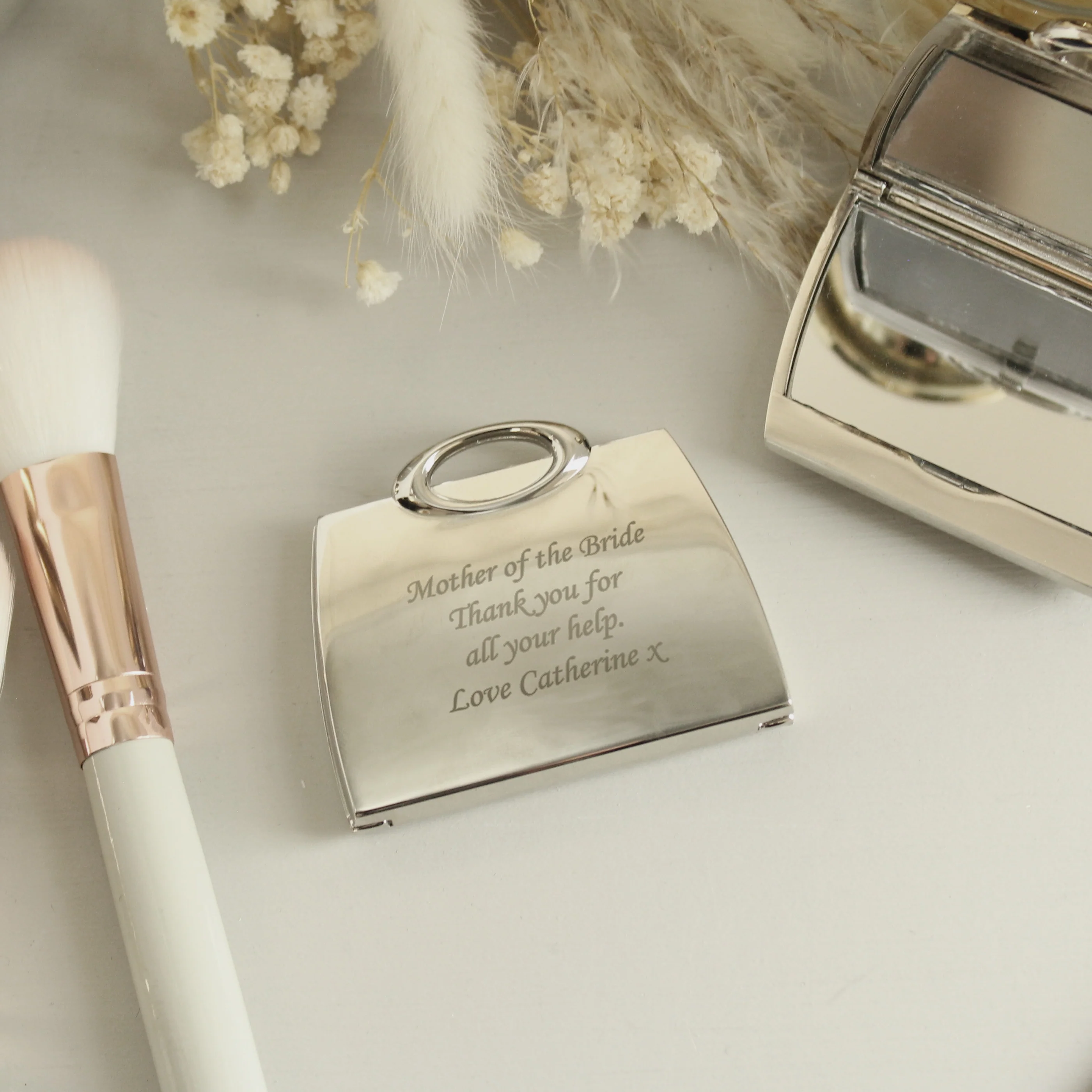 Personalised Handbag Compact Mirror - Image 3