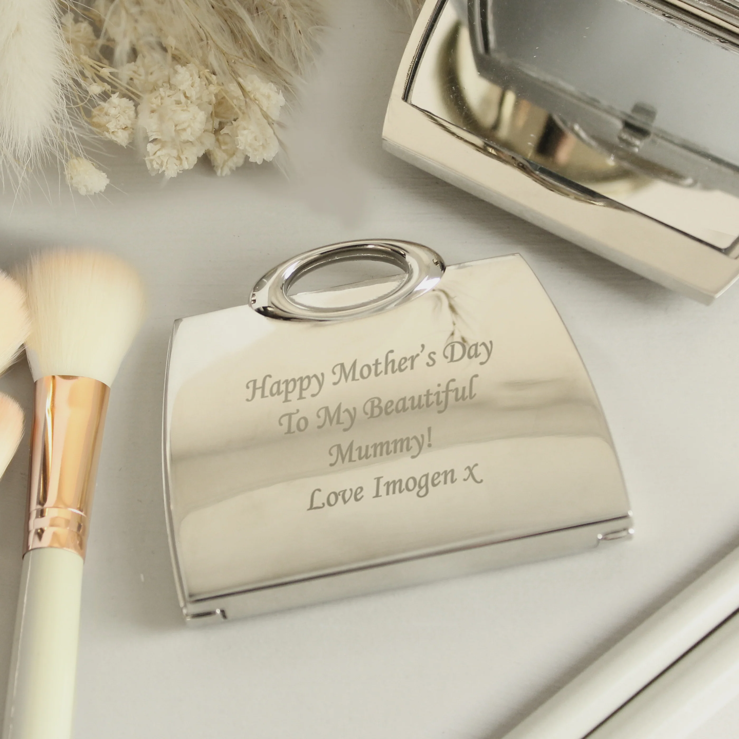 Personalised Handbag Compact Mirror - Image 4