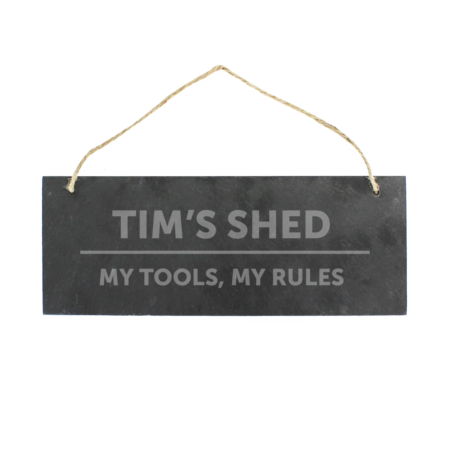 Personalised Hanging Slate Sign