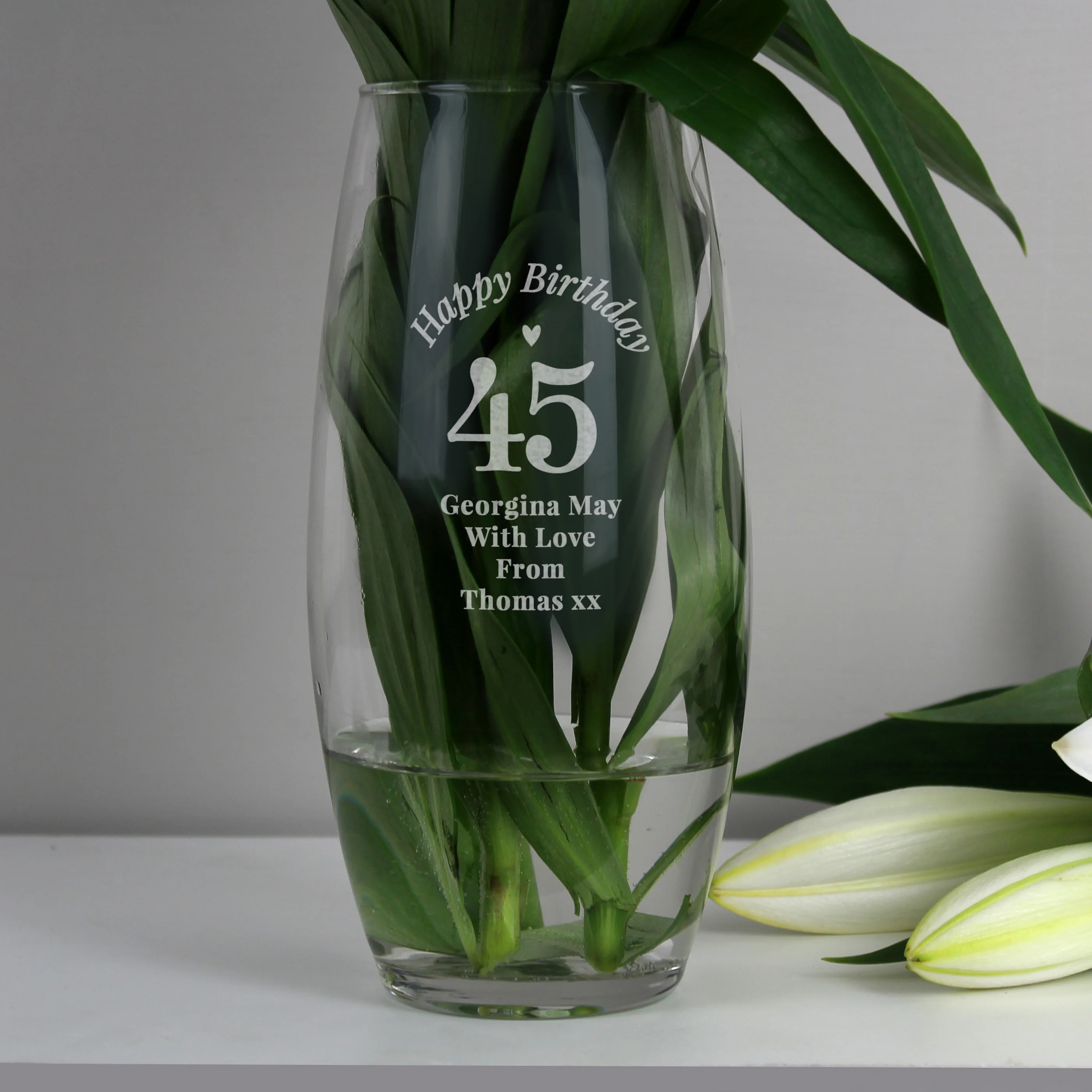 Personalised Happy Birthday Bullet Vase - Image 6