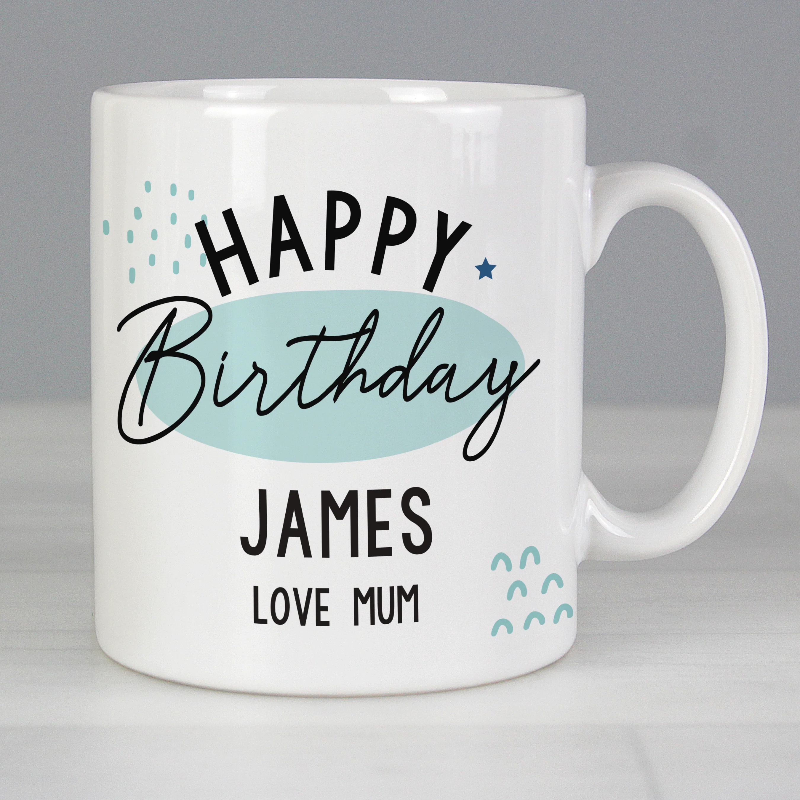 Personalised Happy Birthday Mug - Image 4
