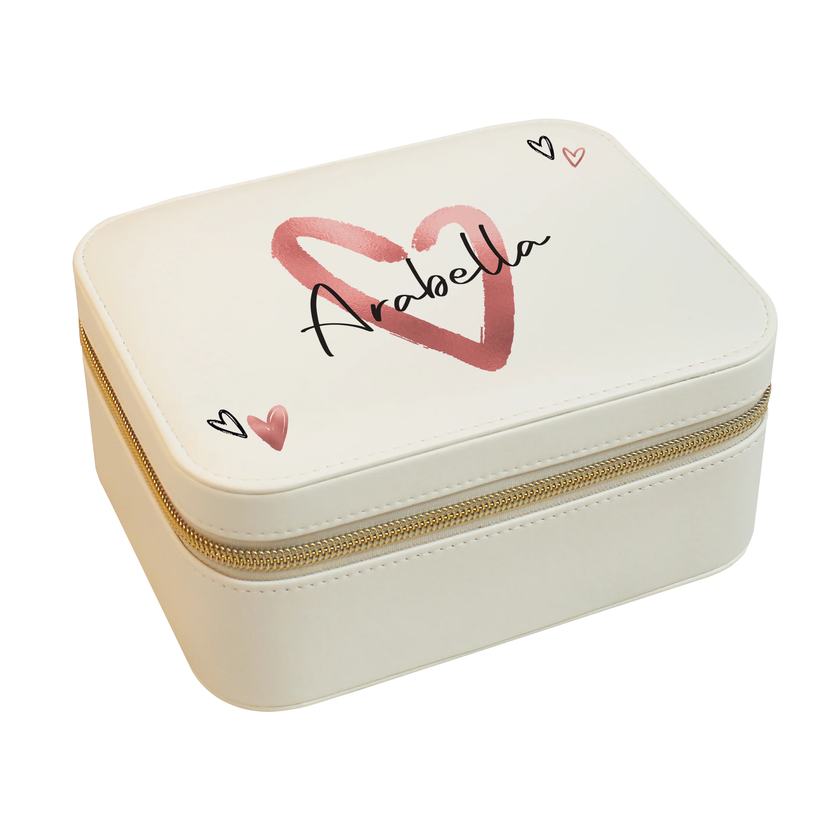 Personalised Heart Travel Jewellery Box - Image 5