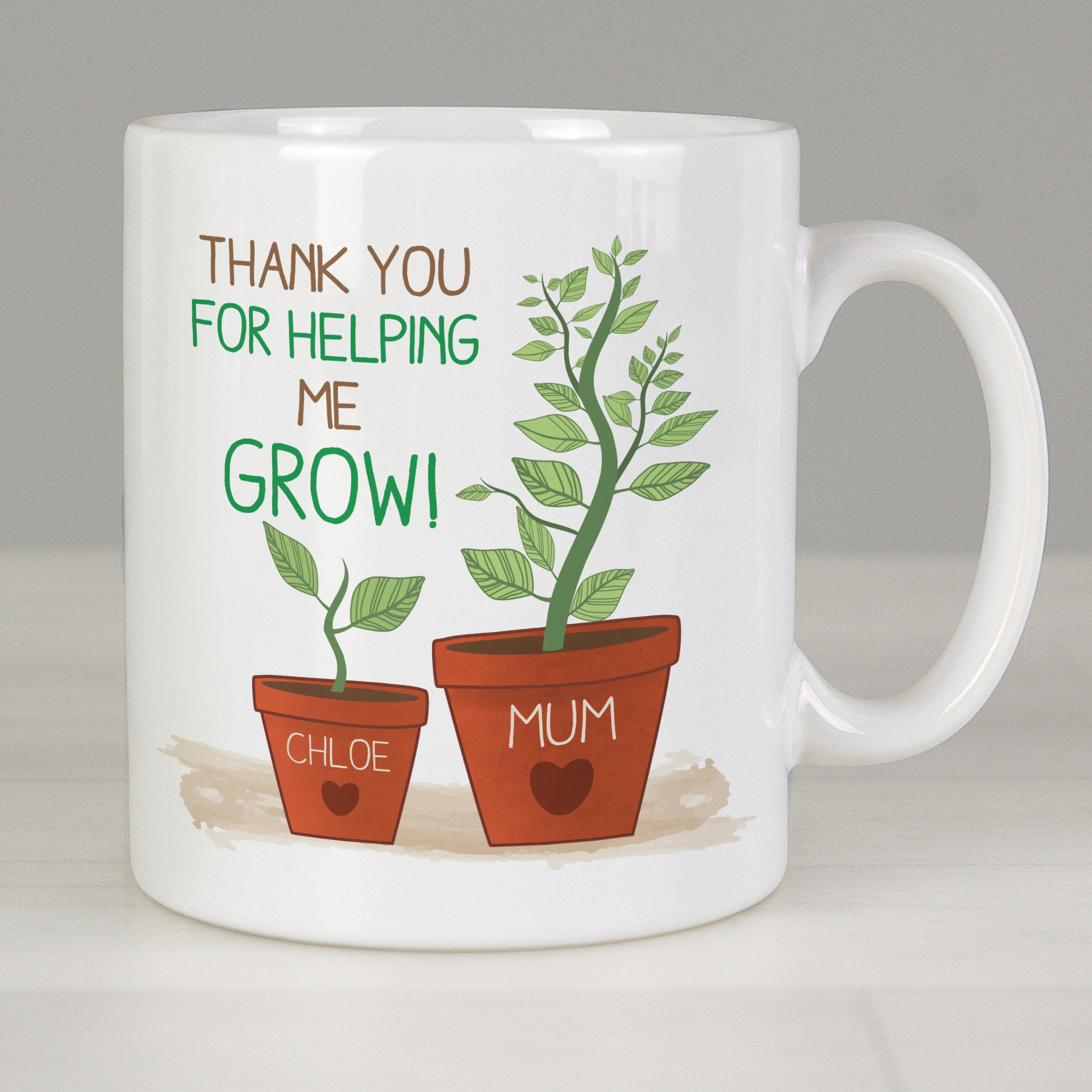 Personalised Helping Me Grow Mug - Image 3