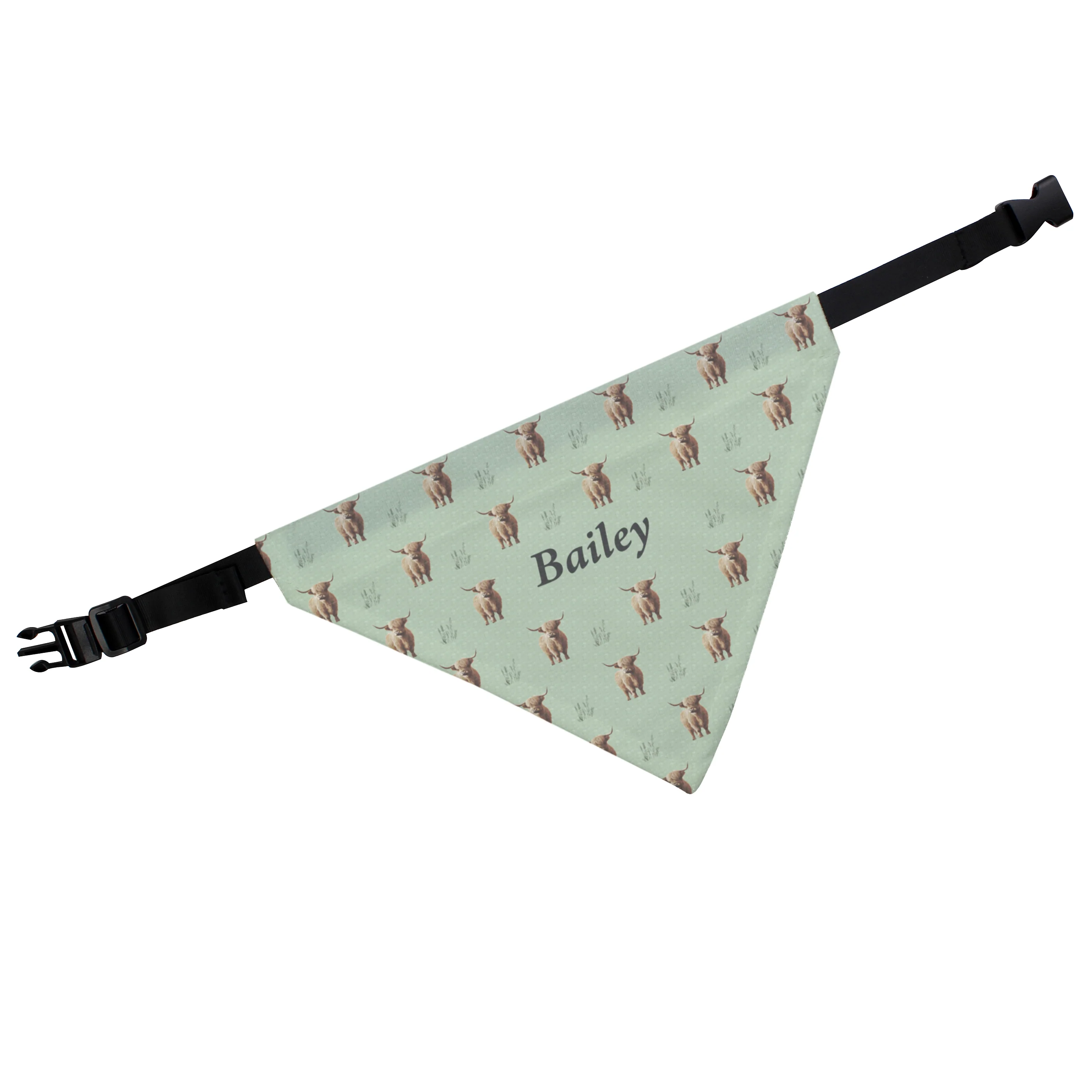 Personalised Highland Cow Dog Bandana - Image 5