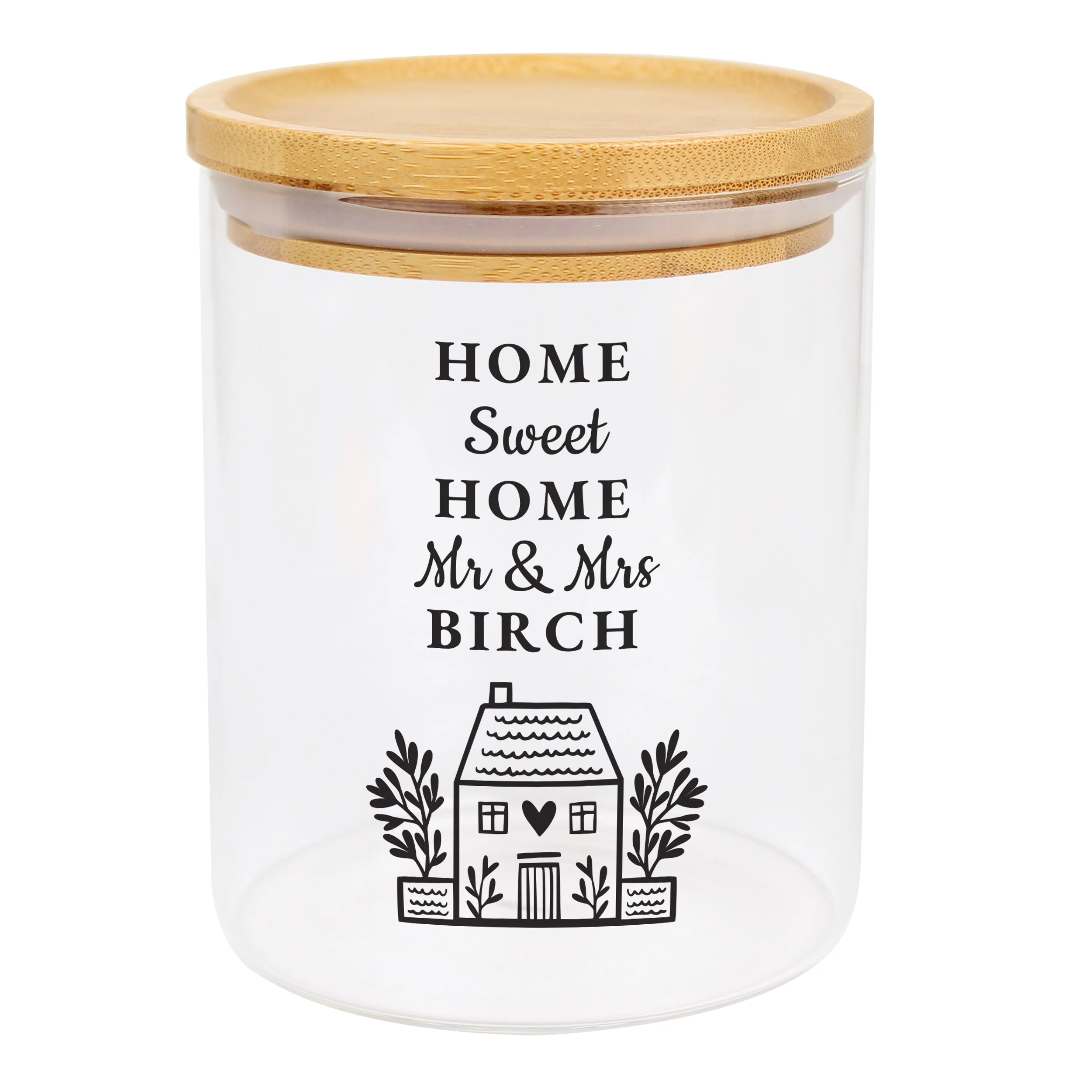 Personalised Home Glass Storage Jar - Image 5