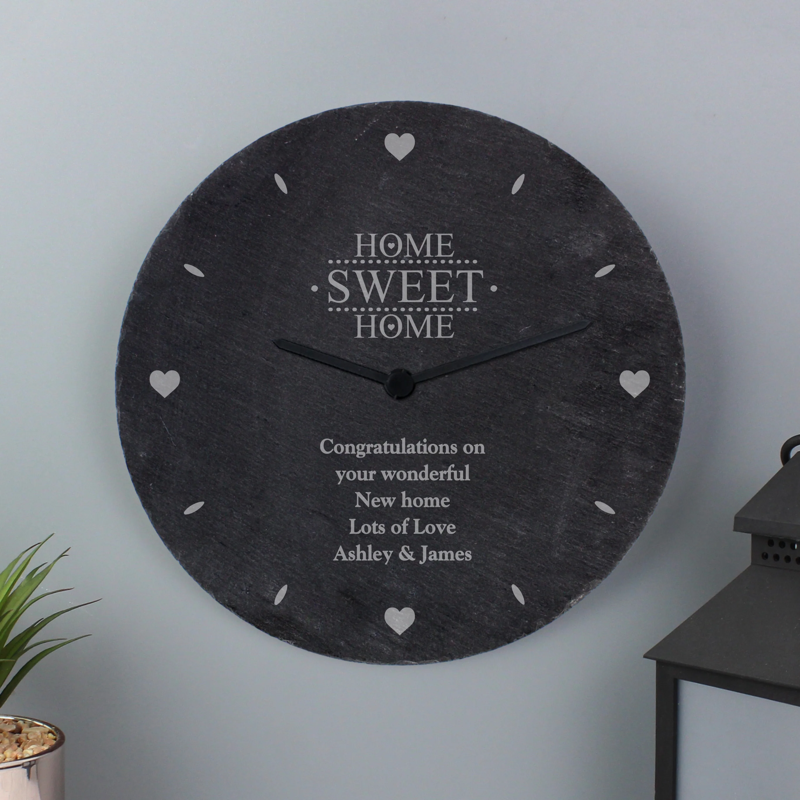 Personalised Home Slate Clock - Image 3