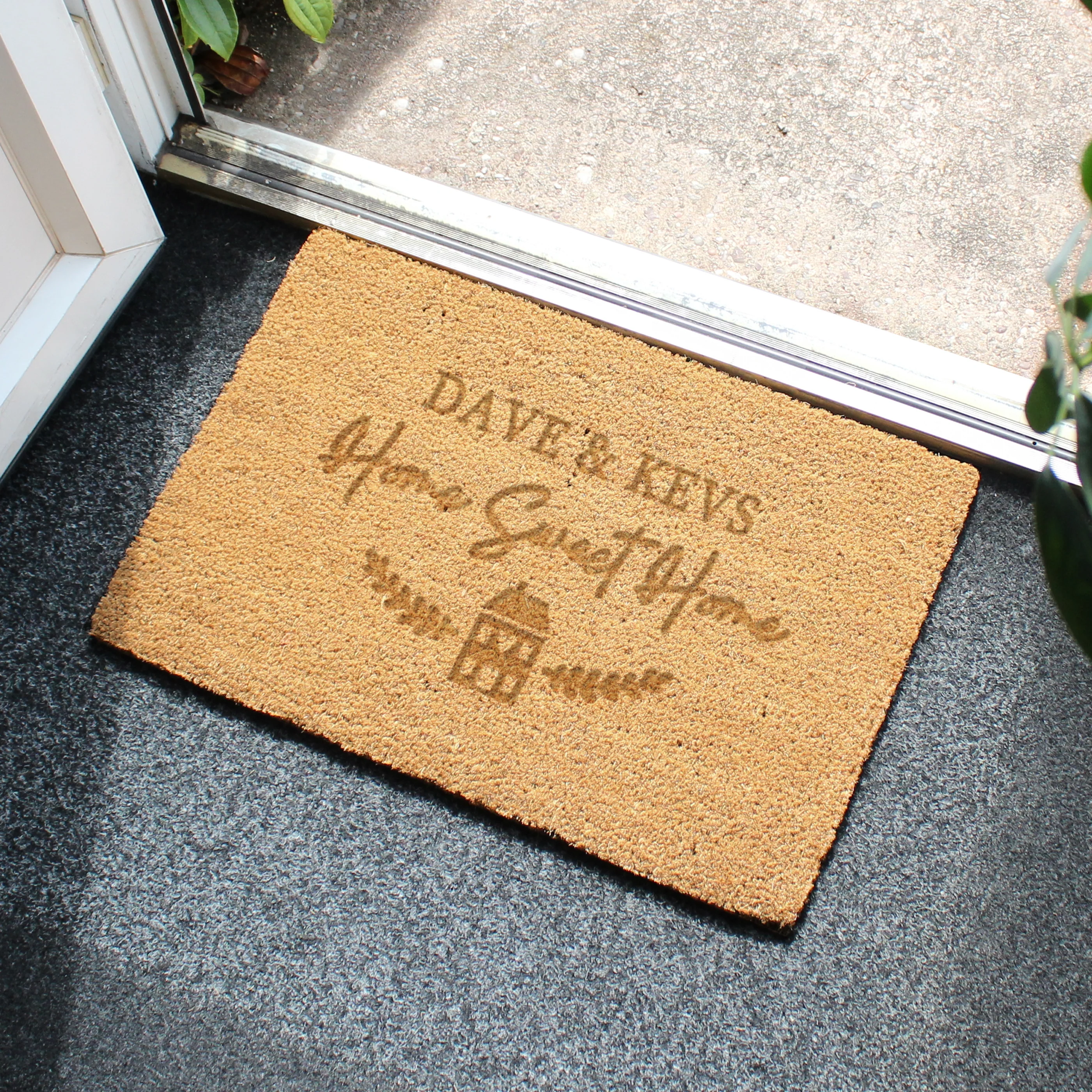Personalised Home Sweet Home Rectangle Indoor Doormat - Image 3