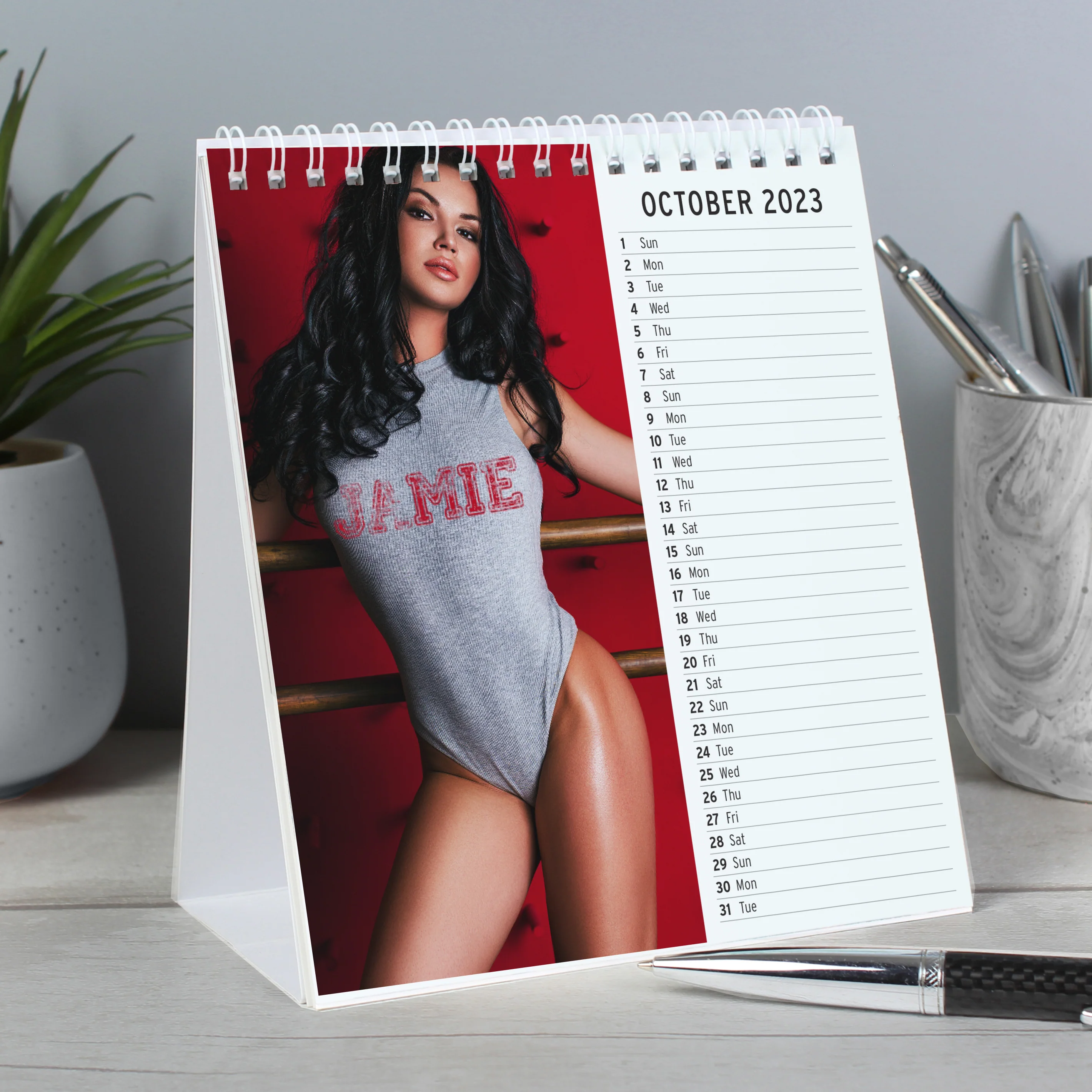 Personalised Hot Chicks Desk Calendar - Image 3
