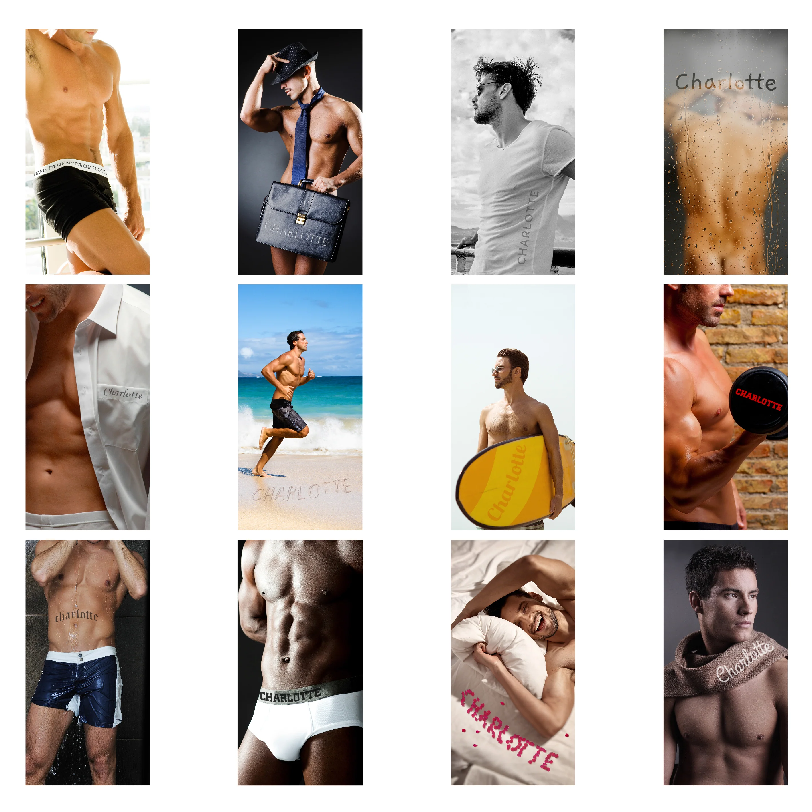 Personalised Hot Hunks Desk Calendar - Image 5