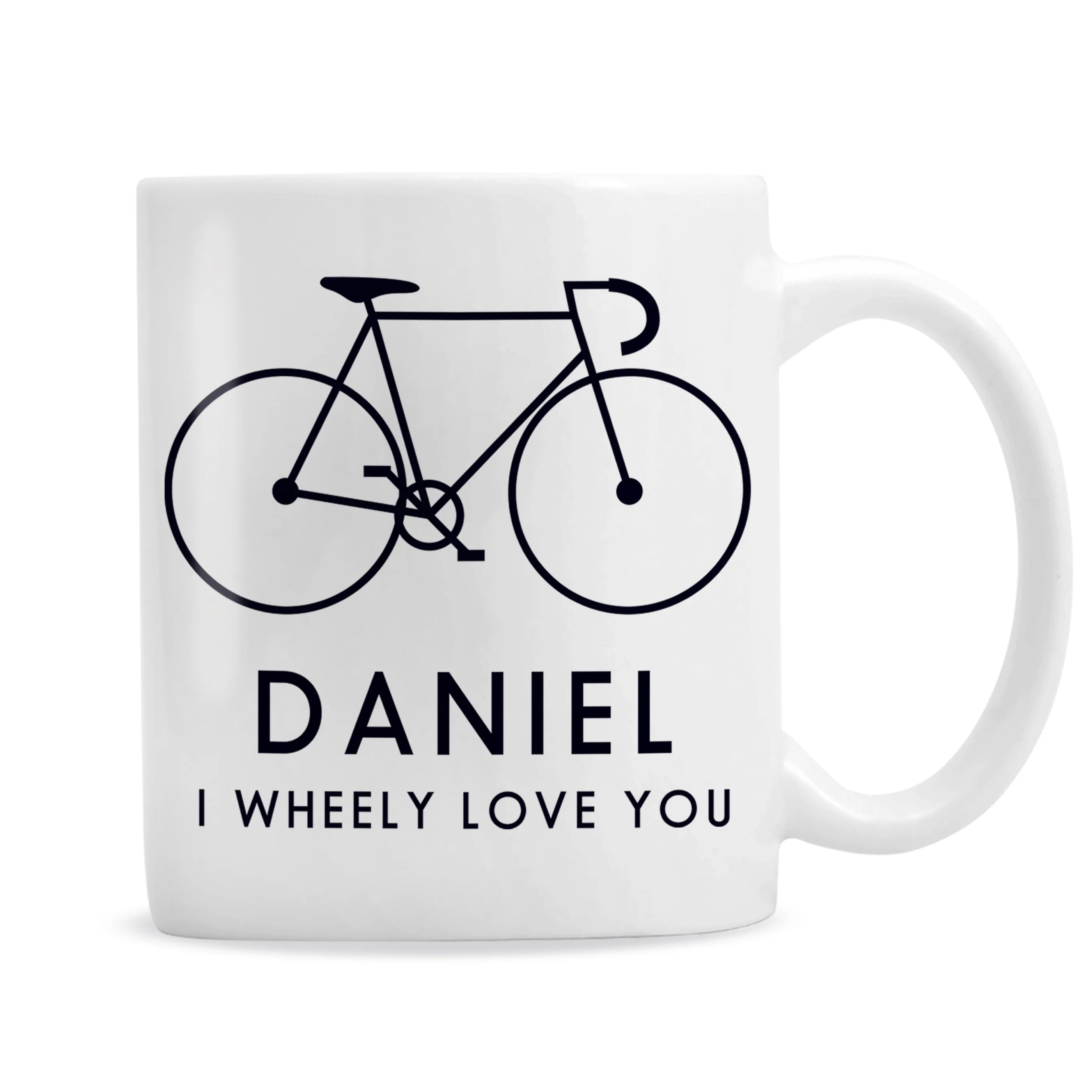 Personalised I Wheely Love You Bike Mug - Image 2