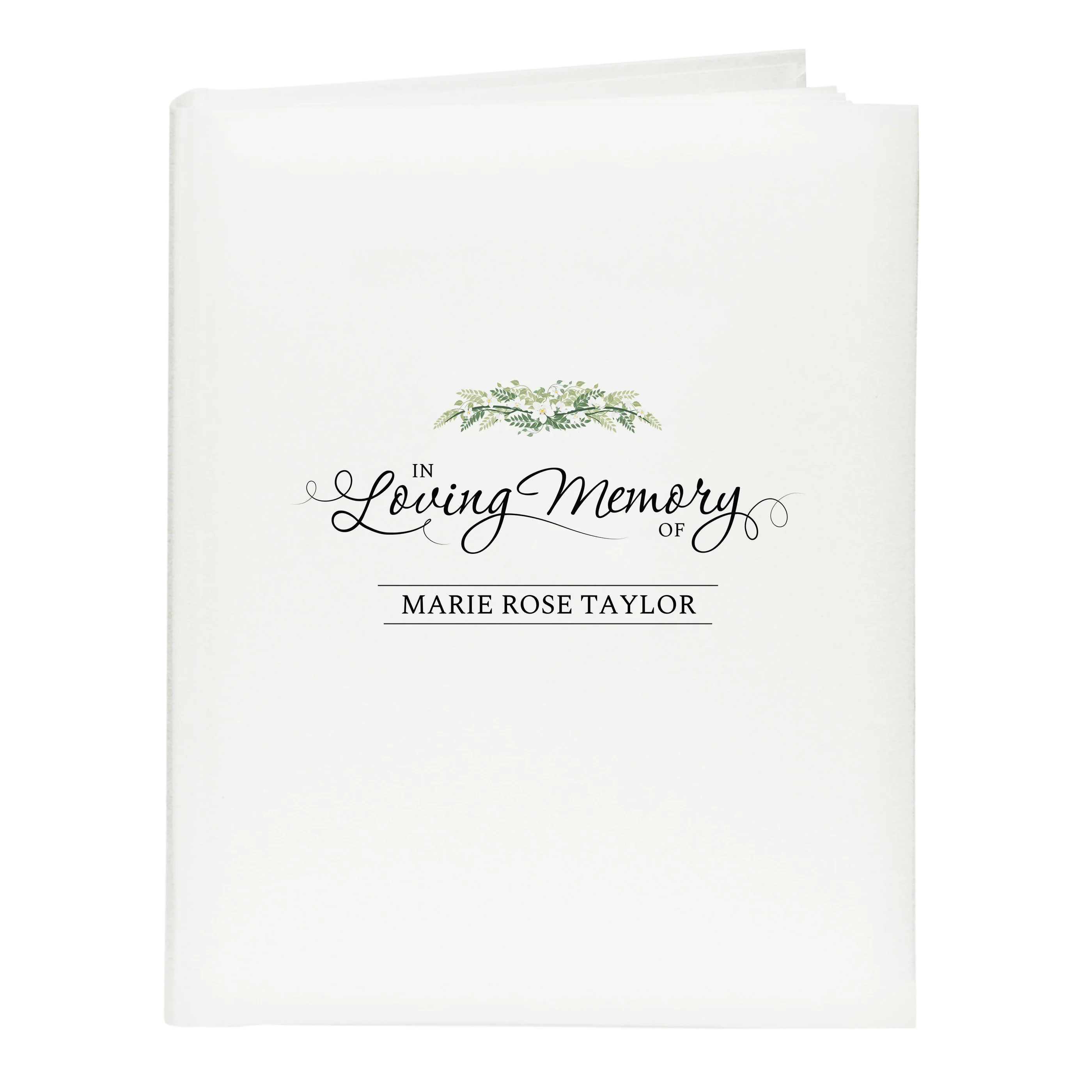Personalised In Loving Memory Traditional Photo Album - Image 2