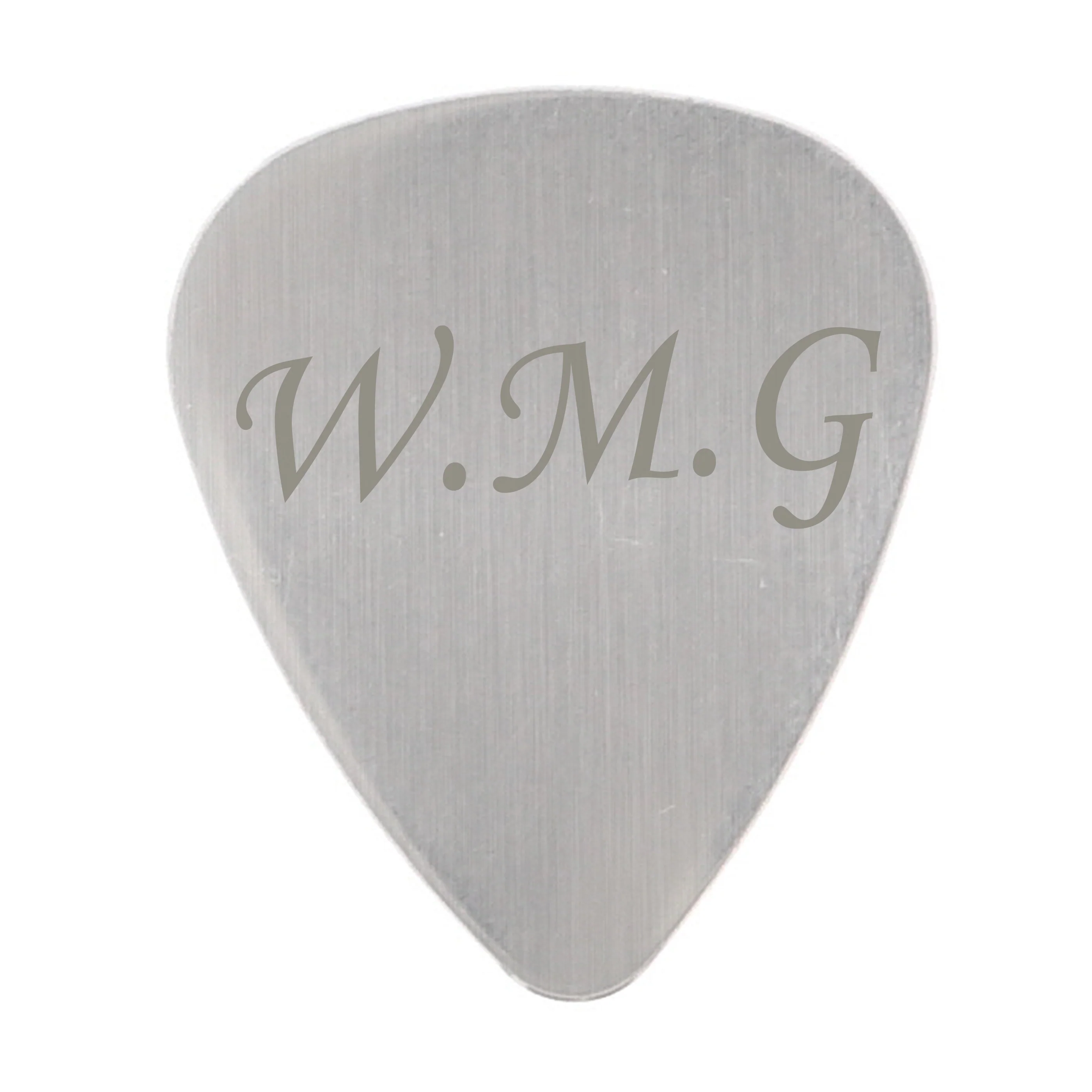 Personalised Initials Silver Plectrum - Image 2