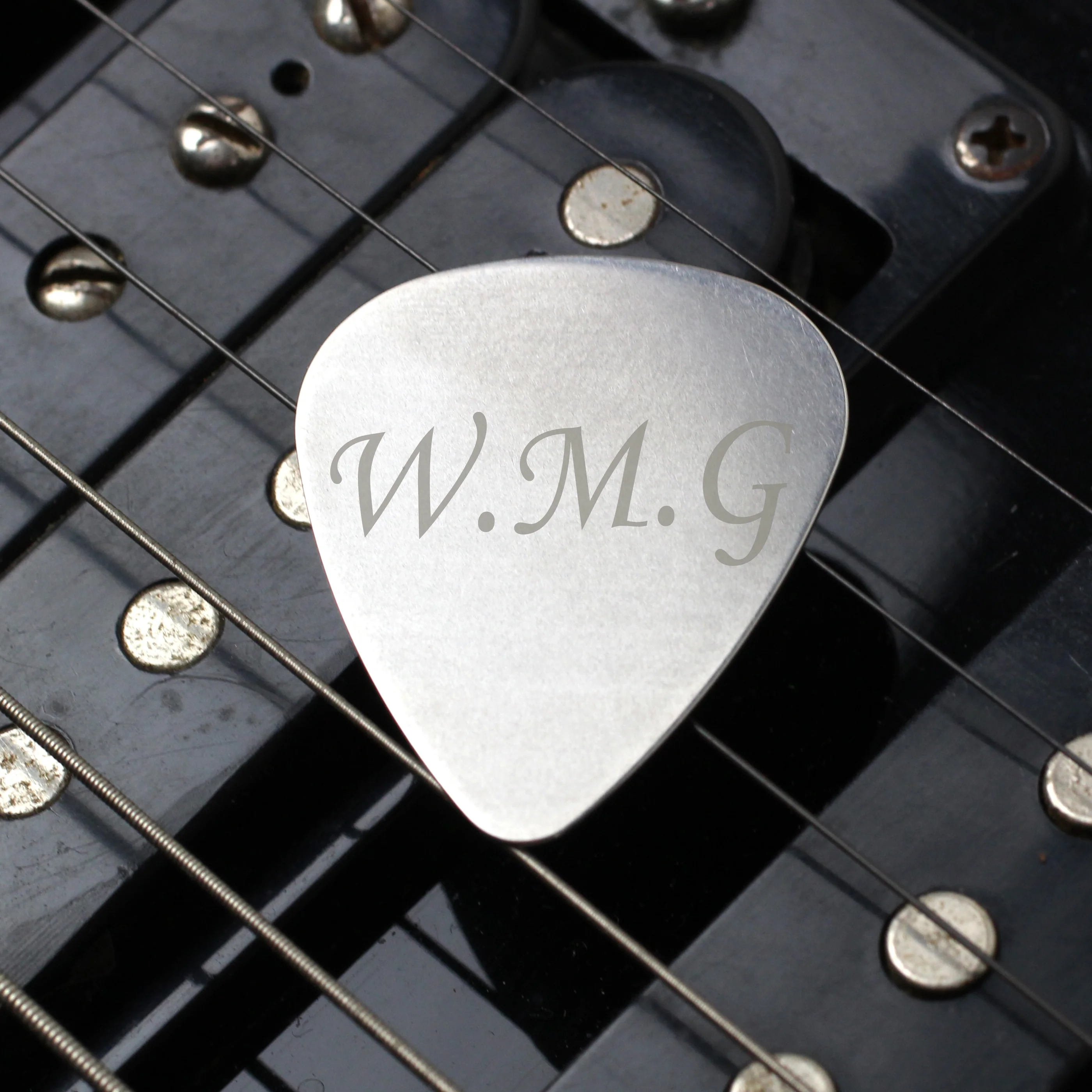 Personalised Initials Silver Plectrum - Image 6