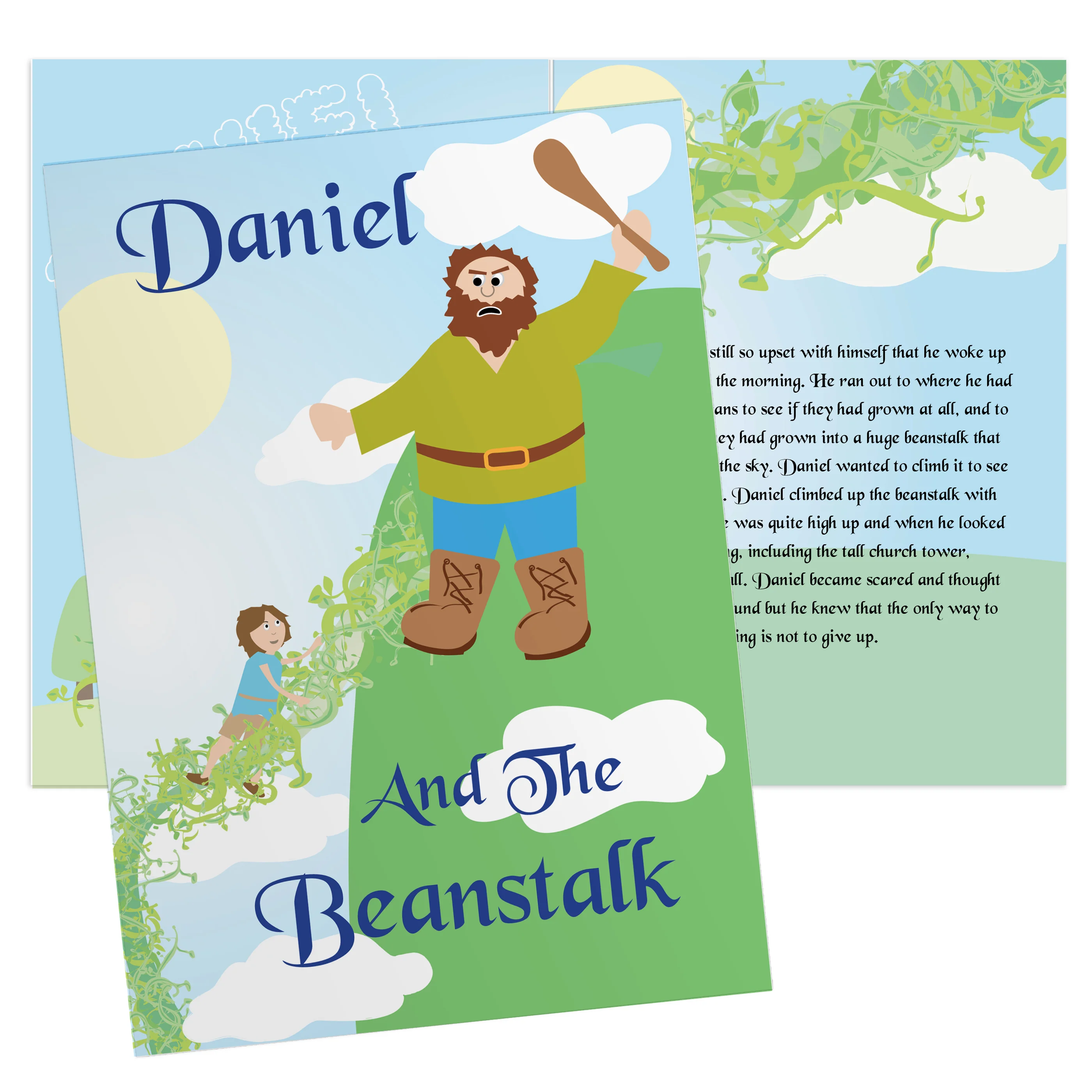 Personalised Jack and the Beanstalk Story Book - Image 2