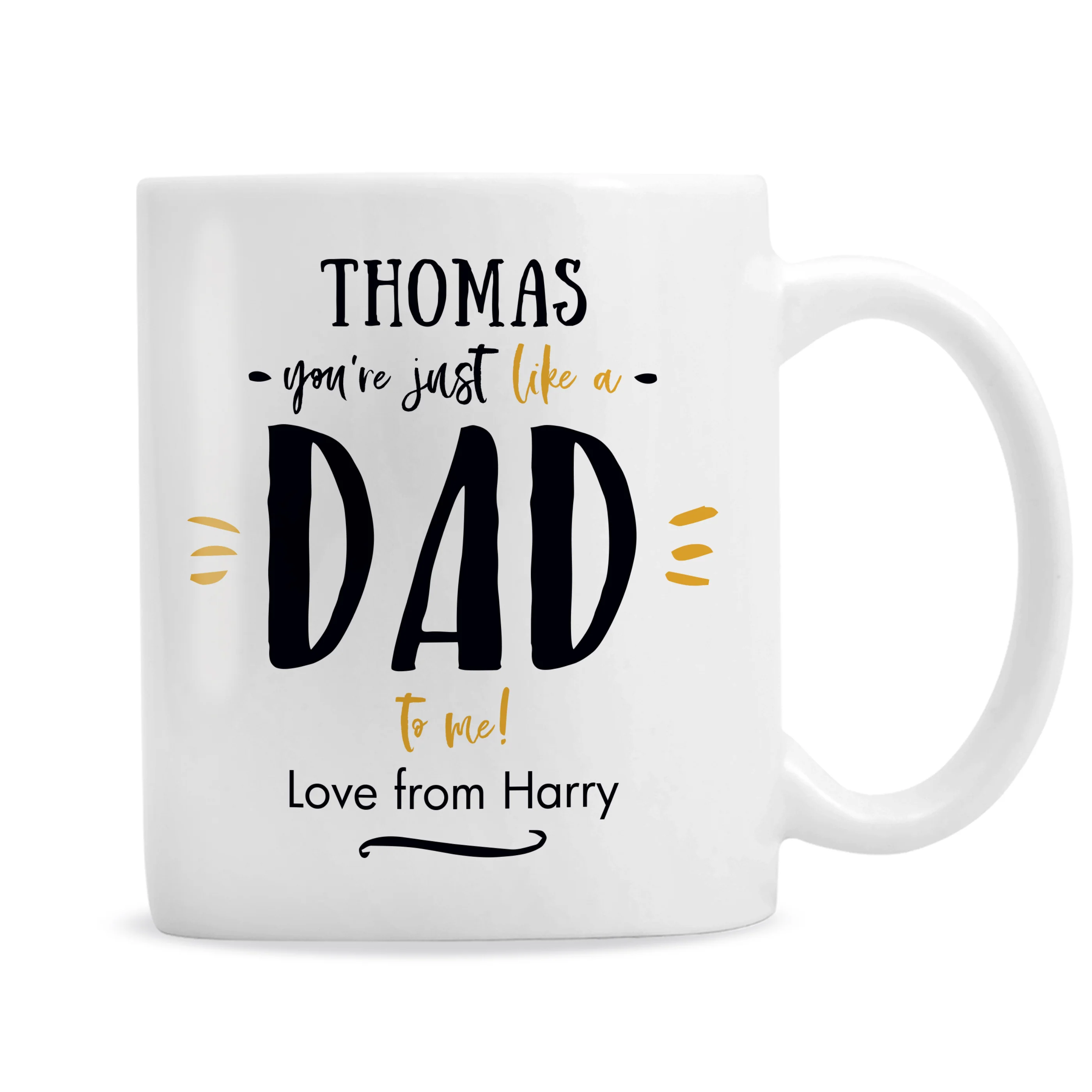 Personalised Just Like A Dad Mug - Image 2