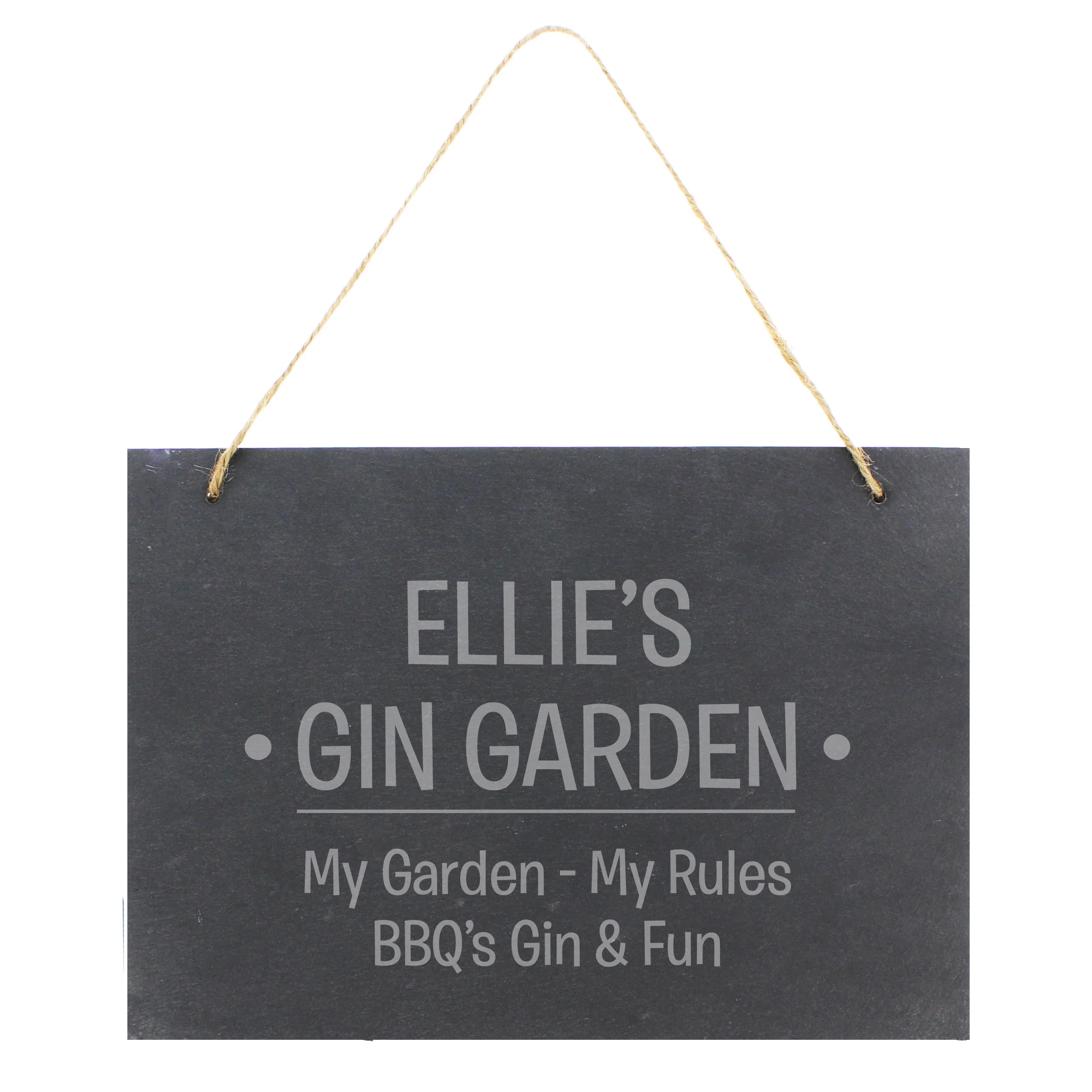 Personalised Large Hanging Slate Sign - Image 2
