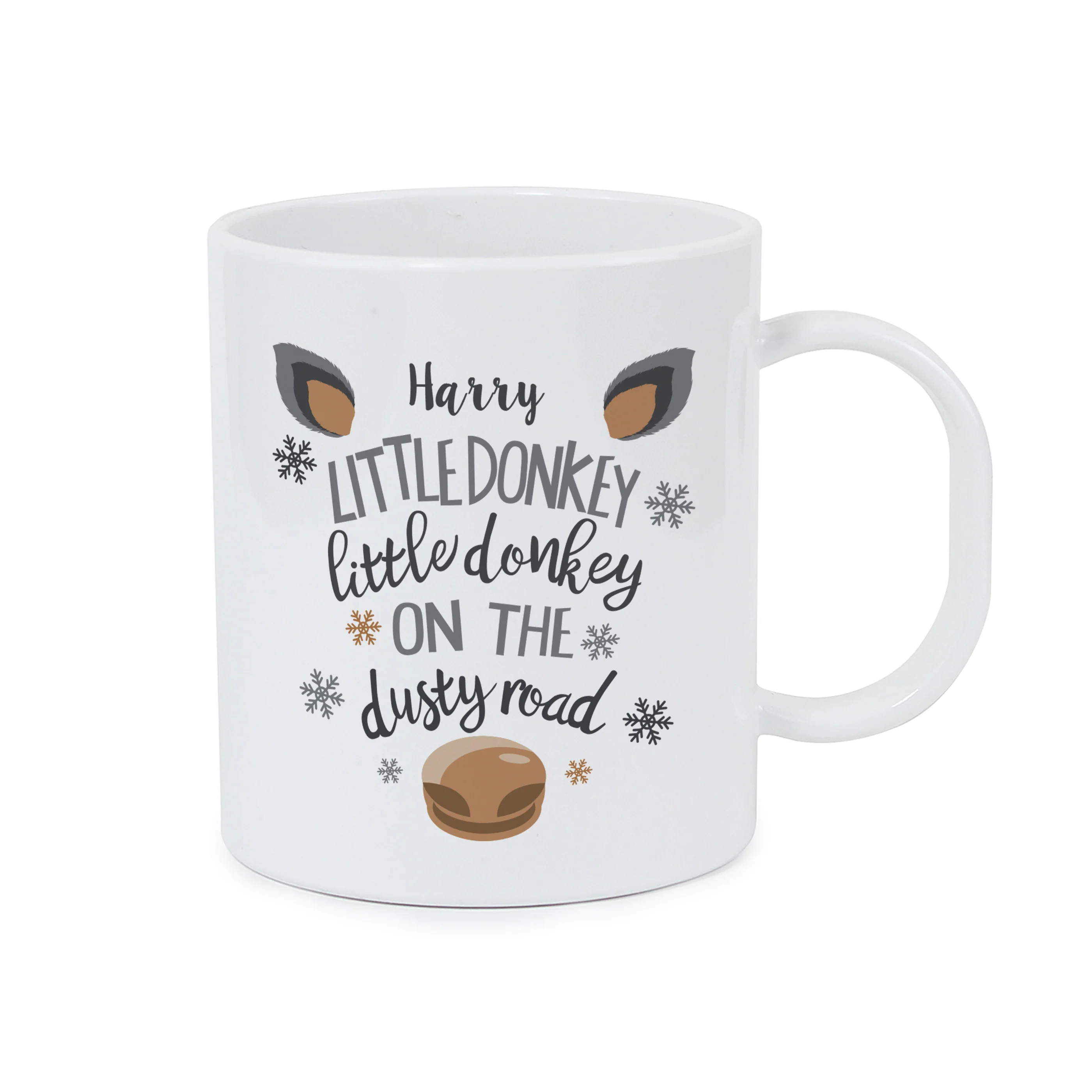 Personalised Little Donkey Plastic Mug - Image 5