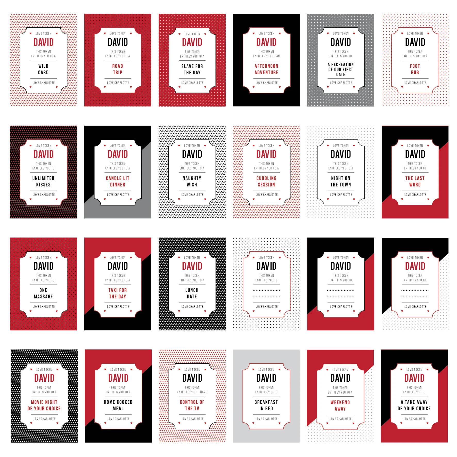 Personalised Love Tokens - Image 2