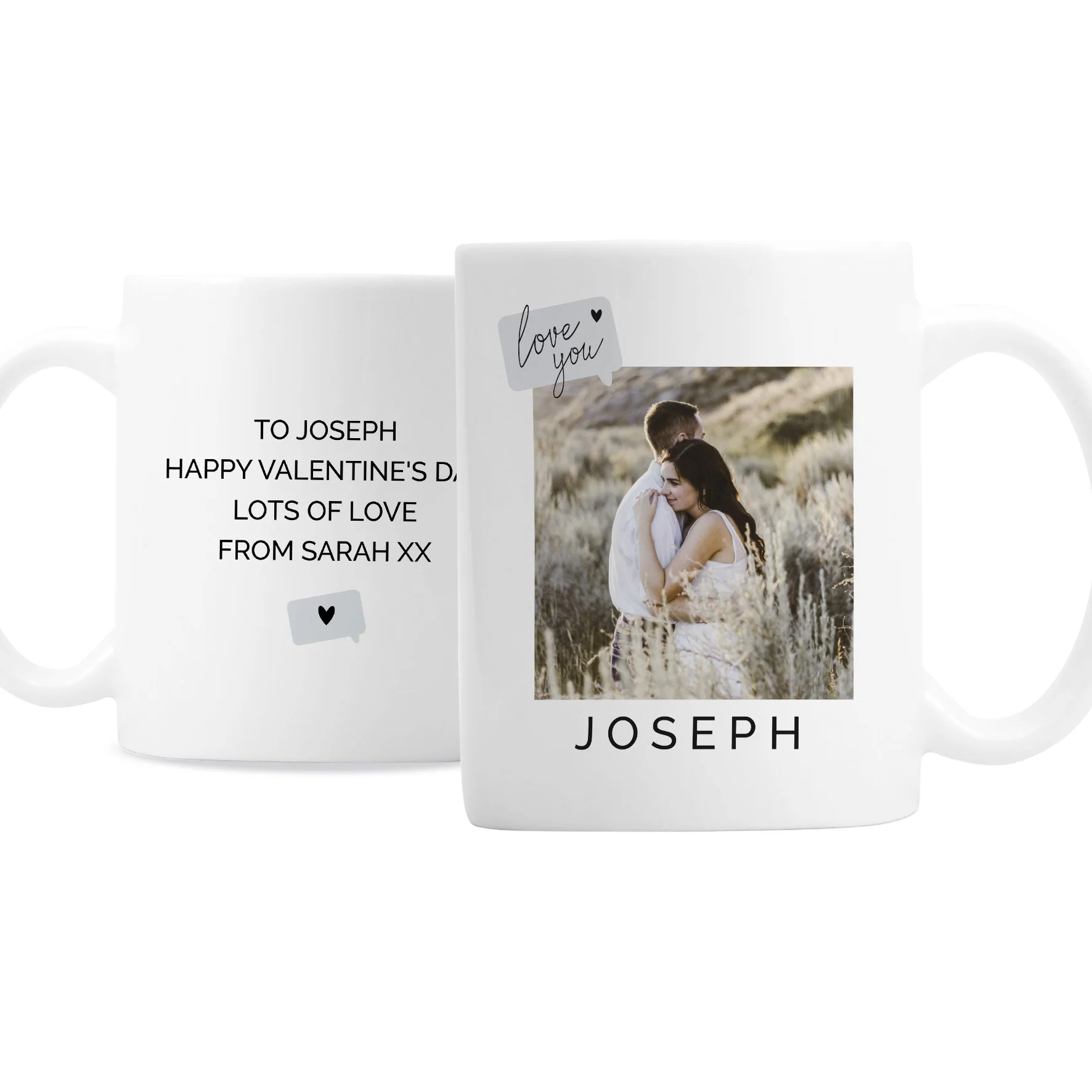 Personalised Love You Snapshot Photo Upload Mug - Image 5