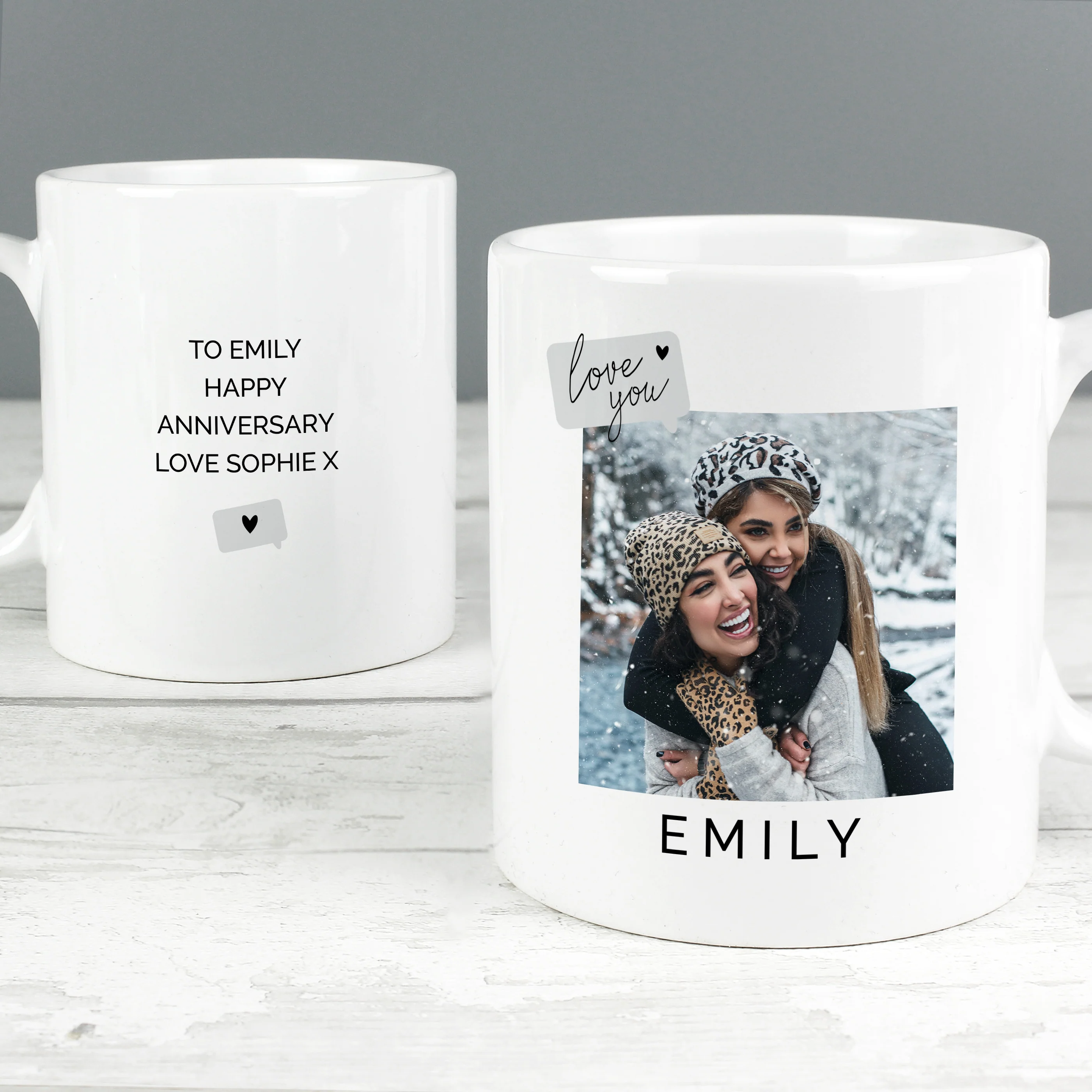 Personalised Love You Snapshot Photo Upload Mug - Image 6