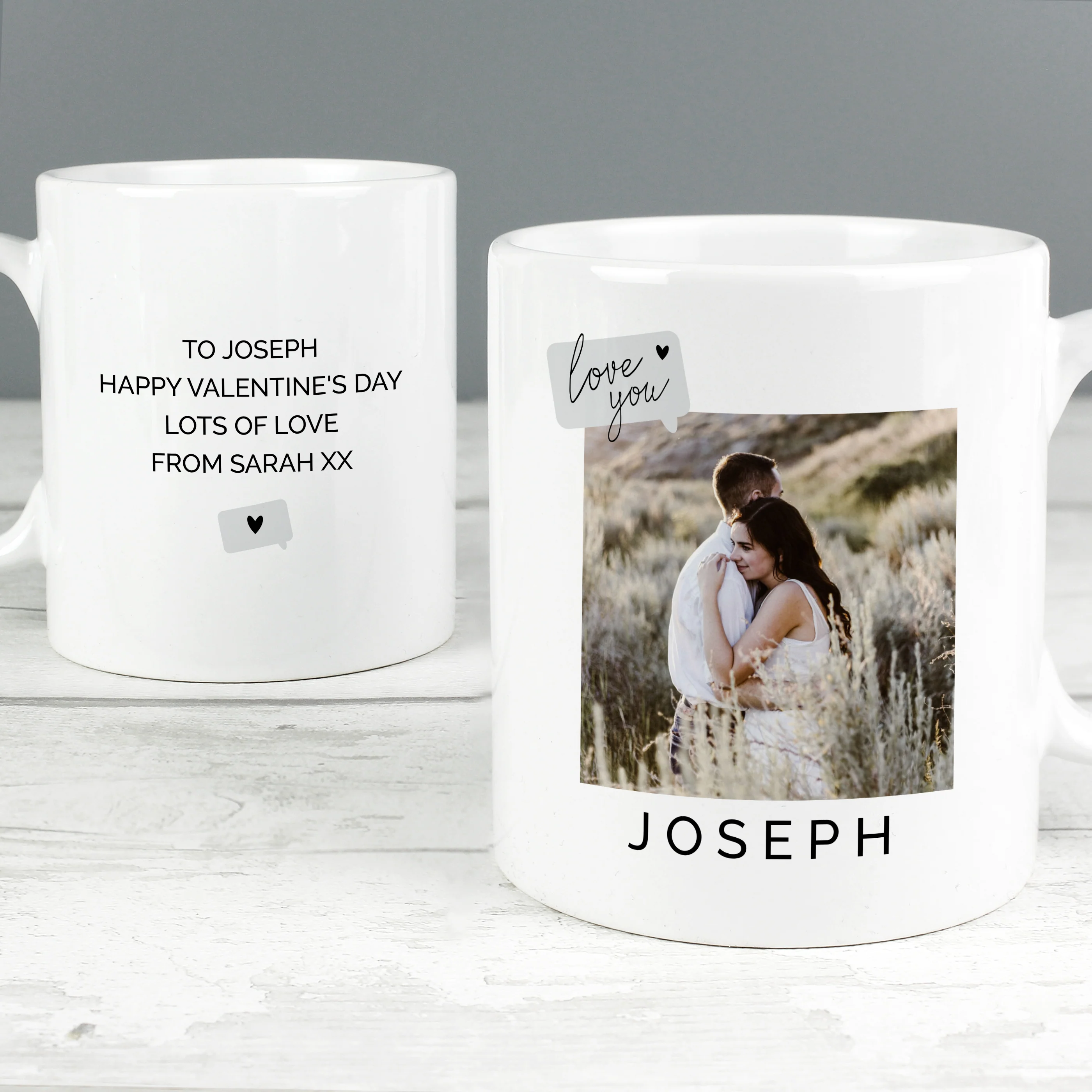Personalised Love You Snapshot Photo Upload Mug - Image 8