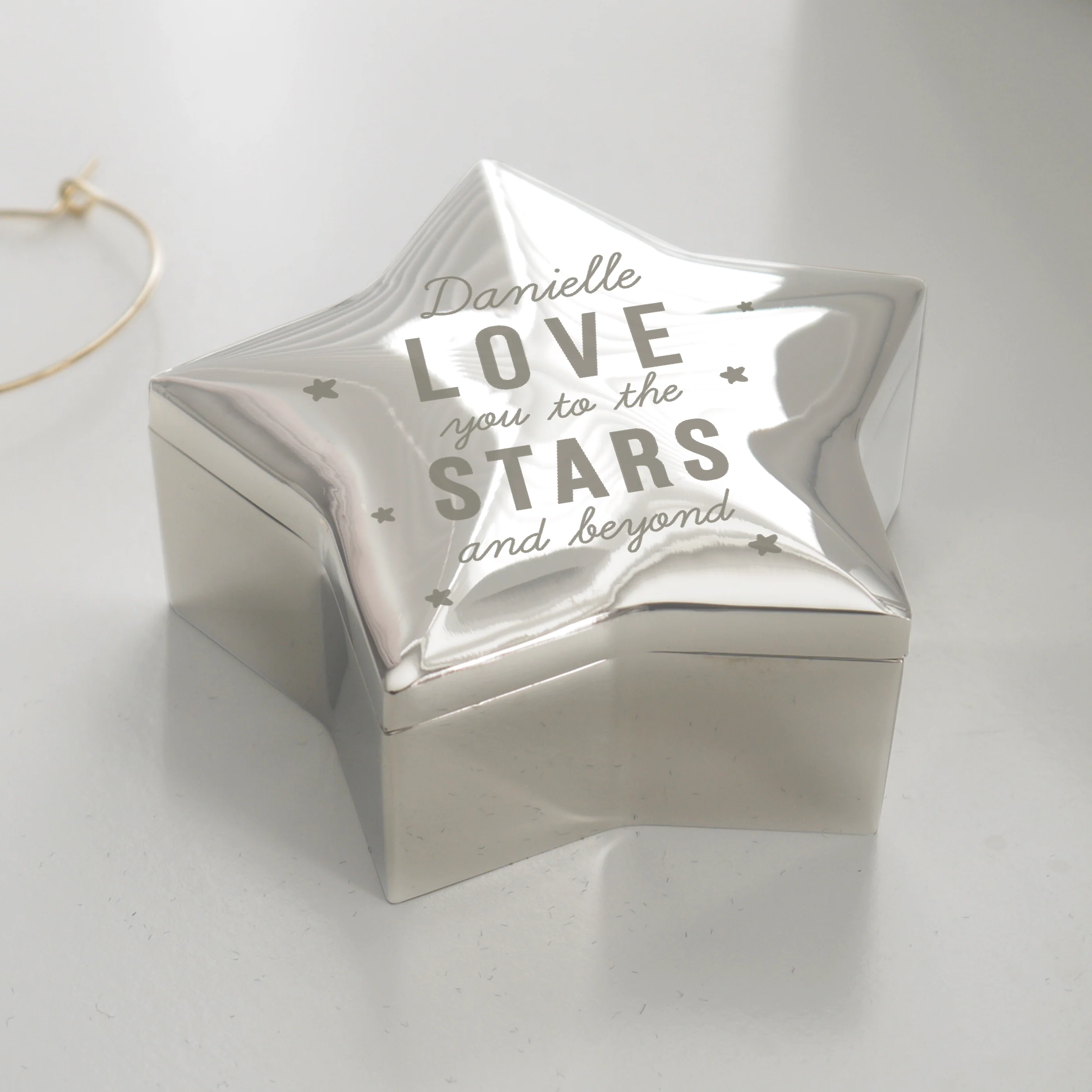 Personalised Love You To The Stars Star Trinket Box - Image 3