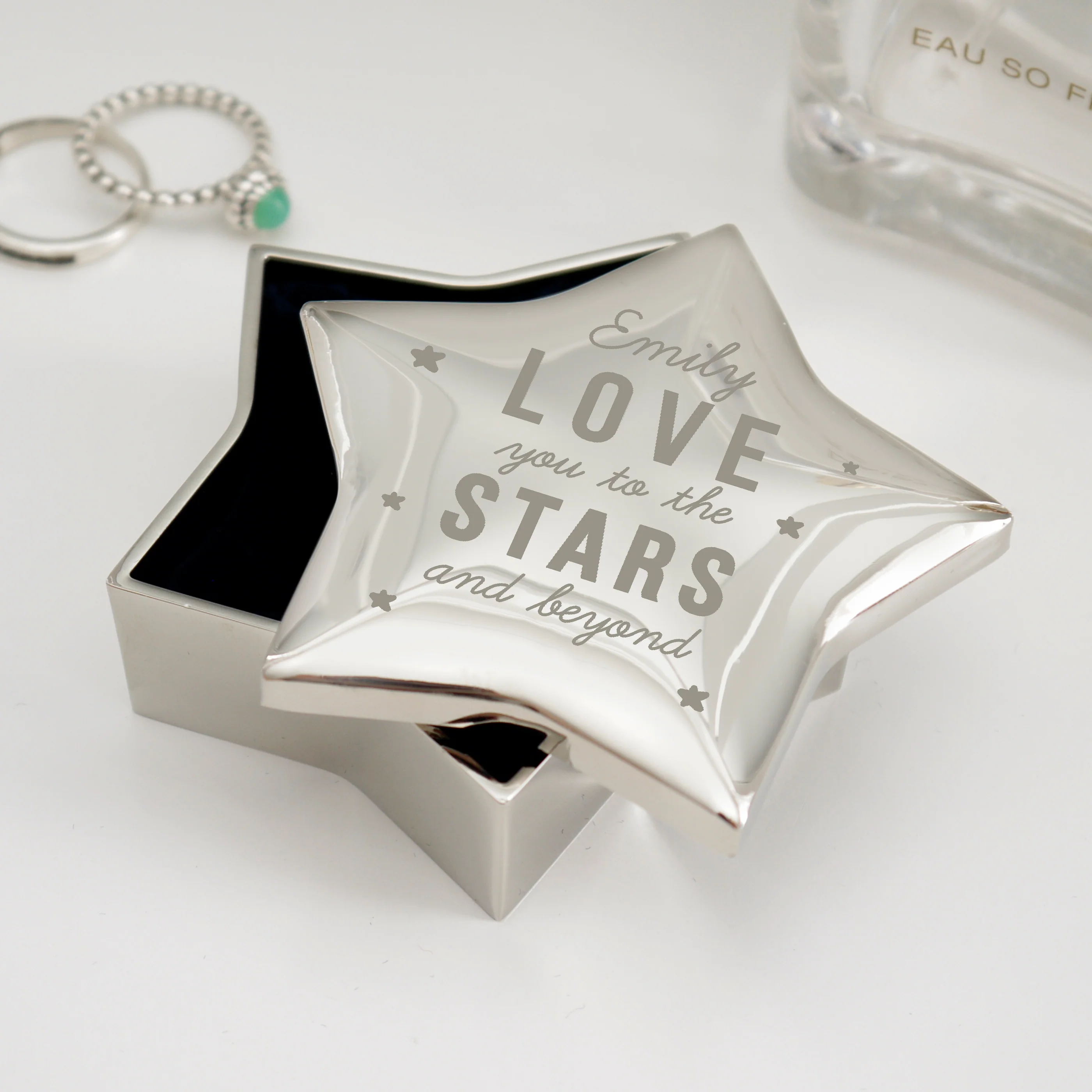 Personalised Love You To The Stars Star Trinket Box - Image 4