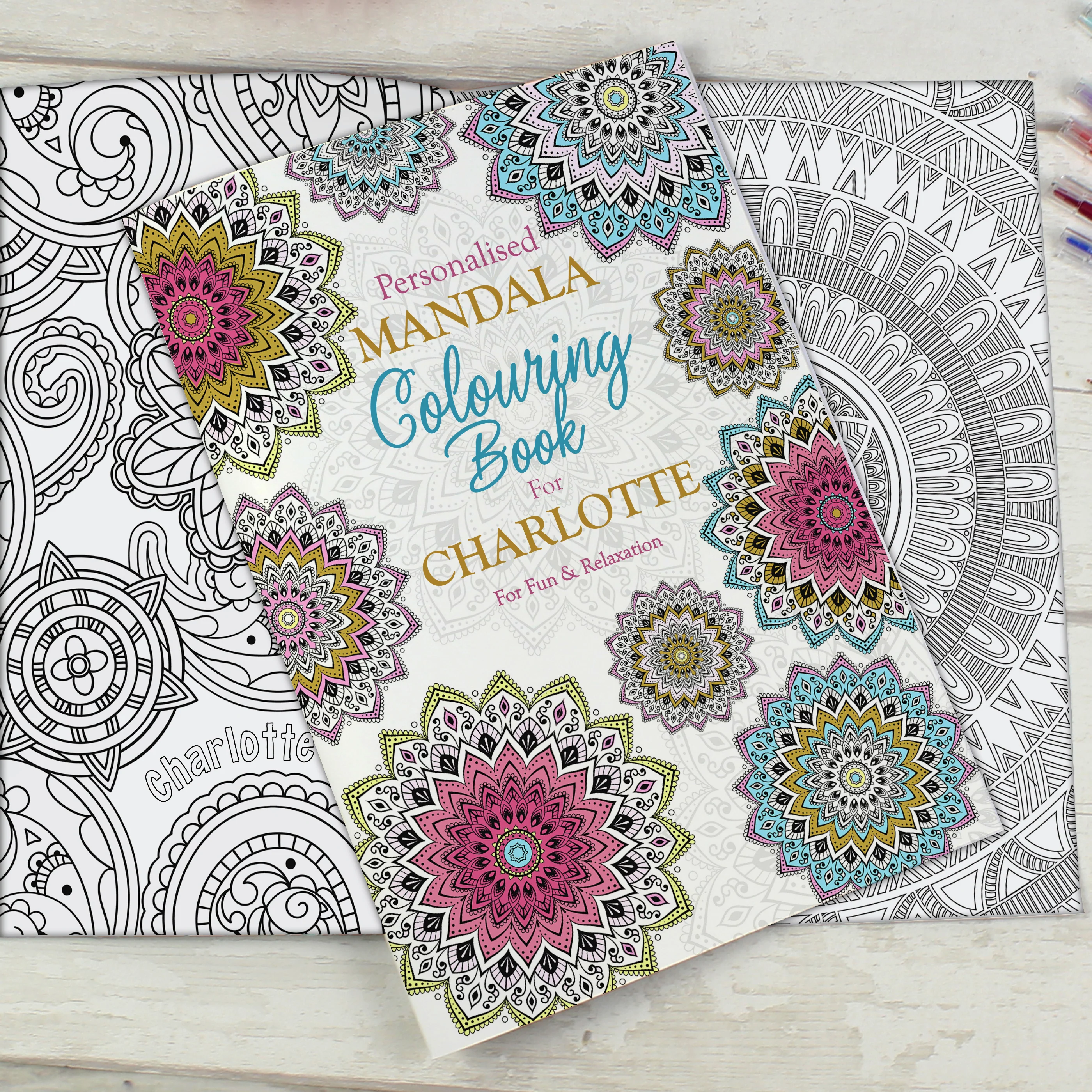 Personalised Mandala Colouring Book - Image 6