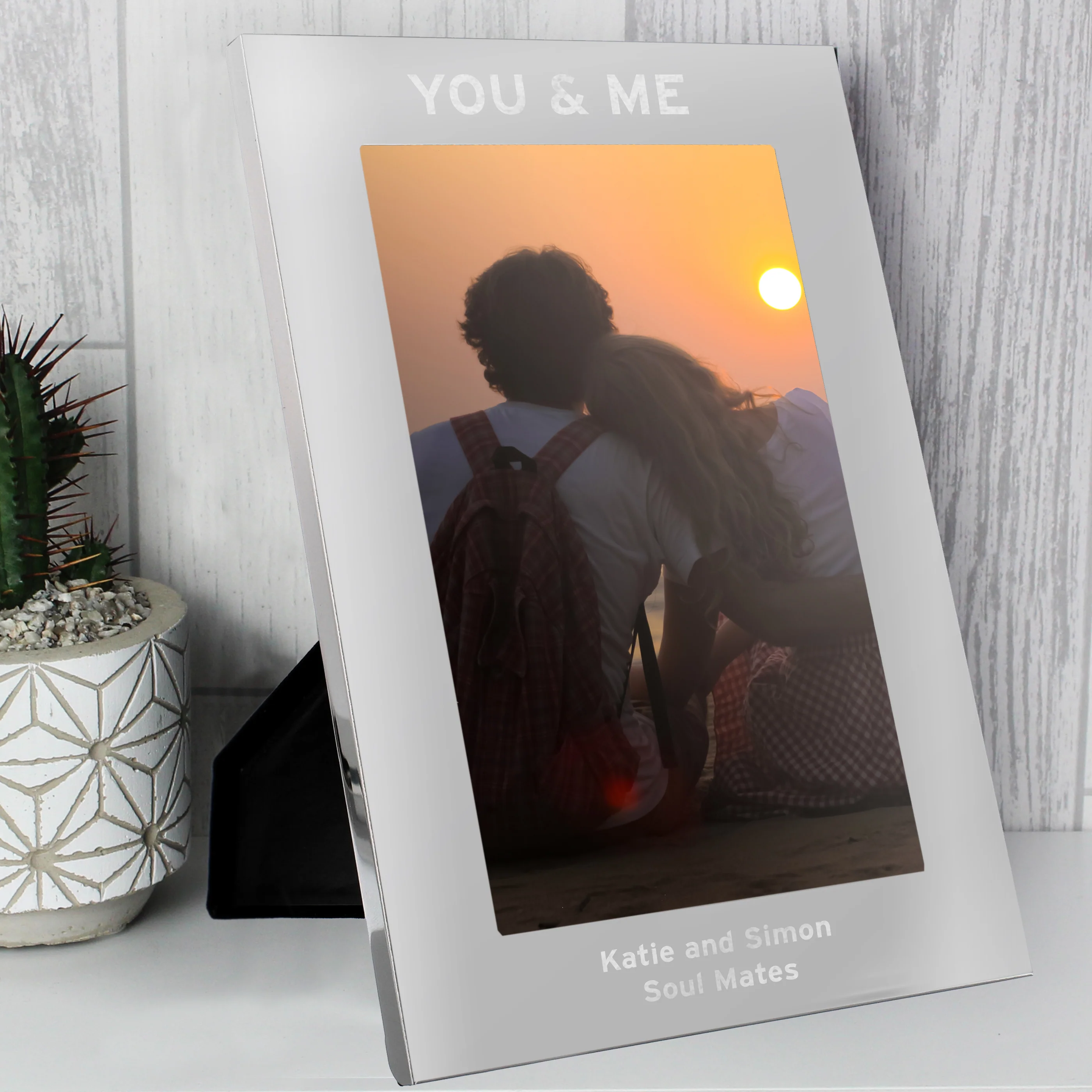 Personalised & Me 5x7 Silver Photo Frame - Image 7